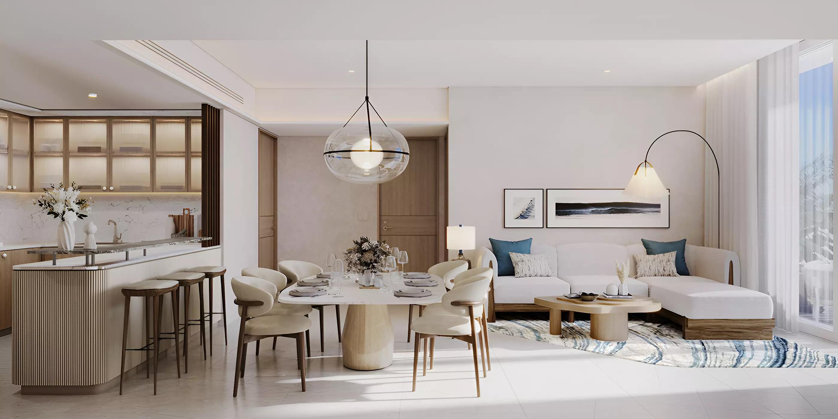 Mural By Beyond residence bedroom, Dubai Maritime City