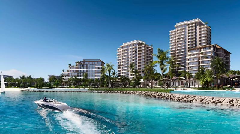 Bay Grove Residences Phase 3 exterior tower view, Dubai Islands