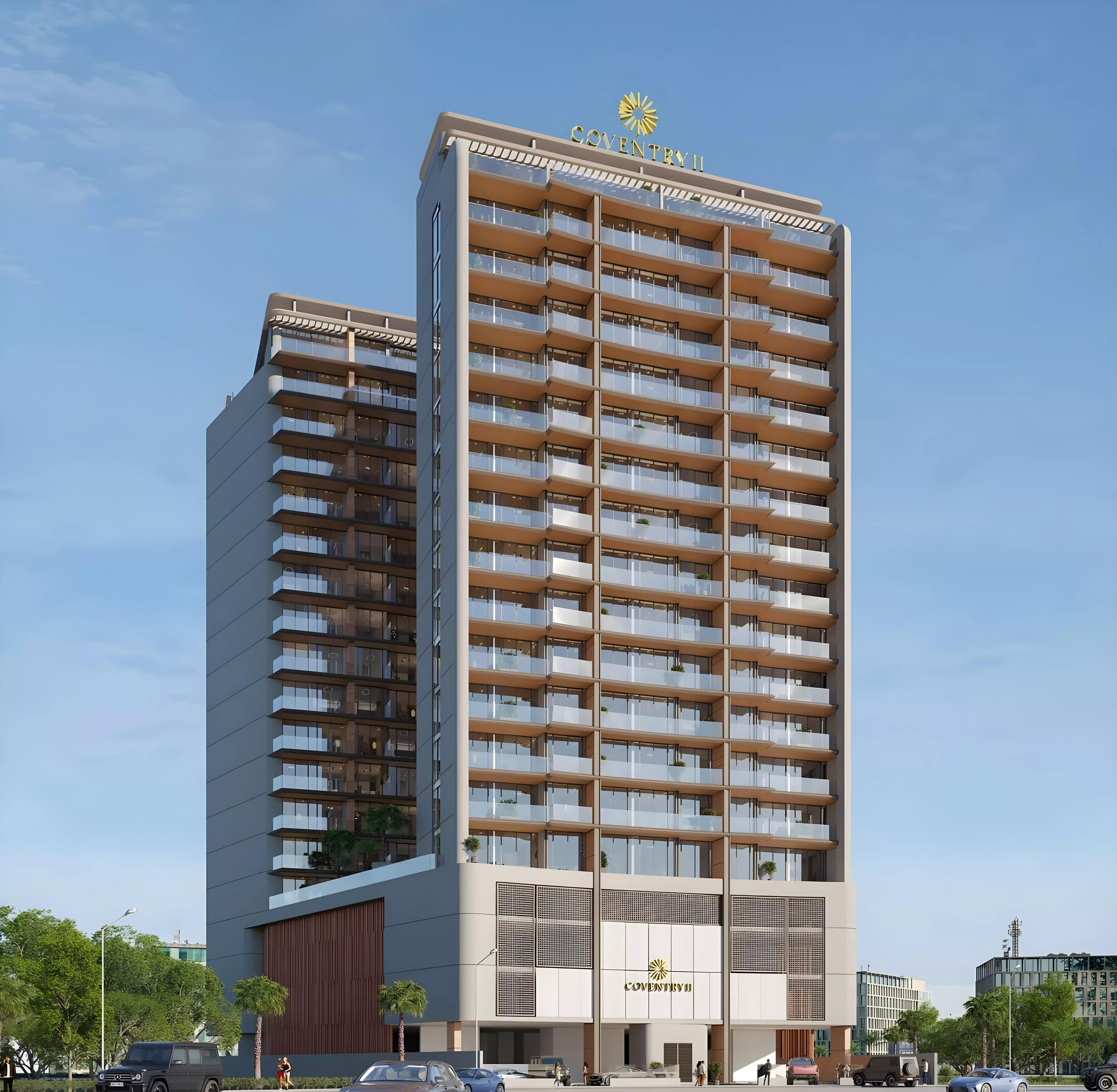 Coventry 2 apartment interior render, Al Warsan, Dubai