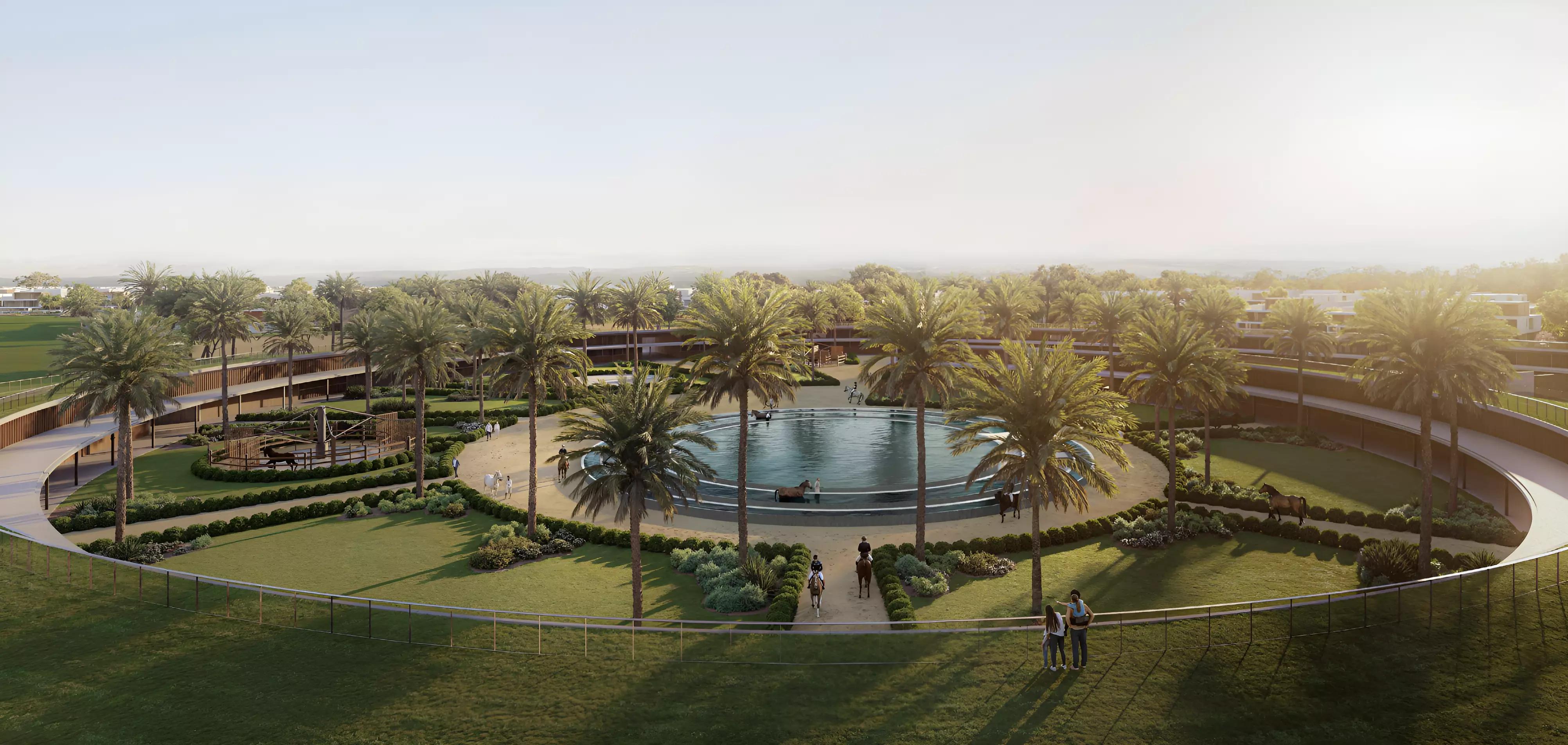 Montura 2 landscaped garden and outdoor living space, DIP 2, Dubai