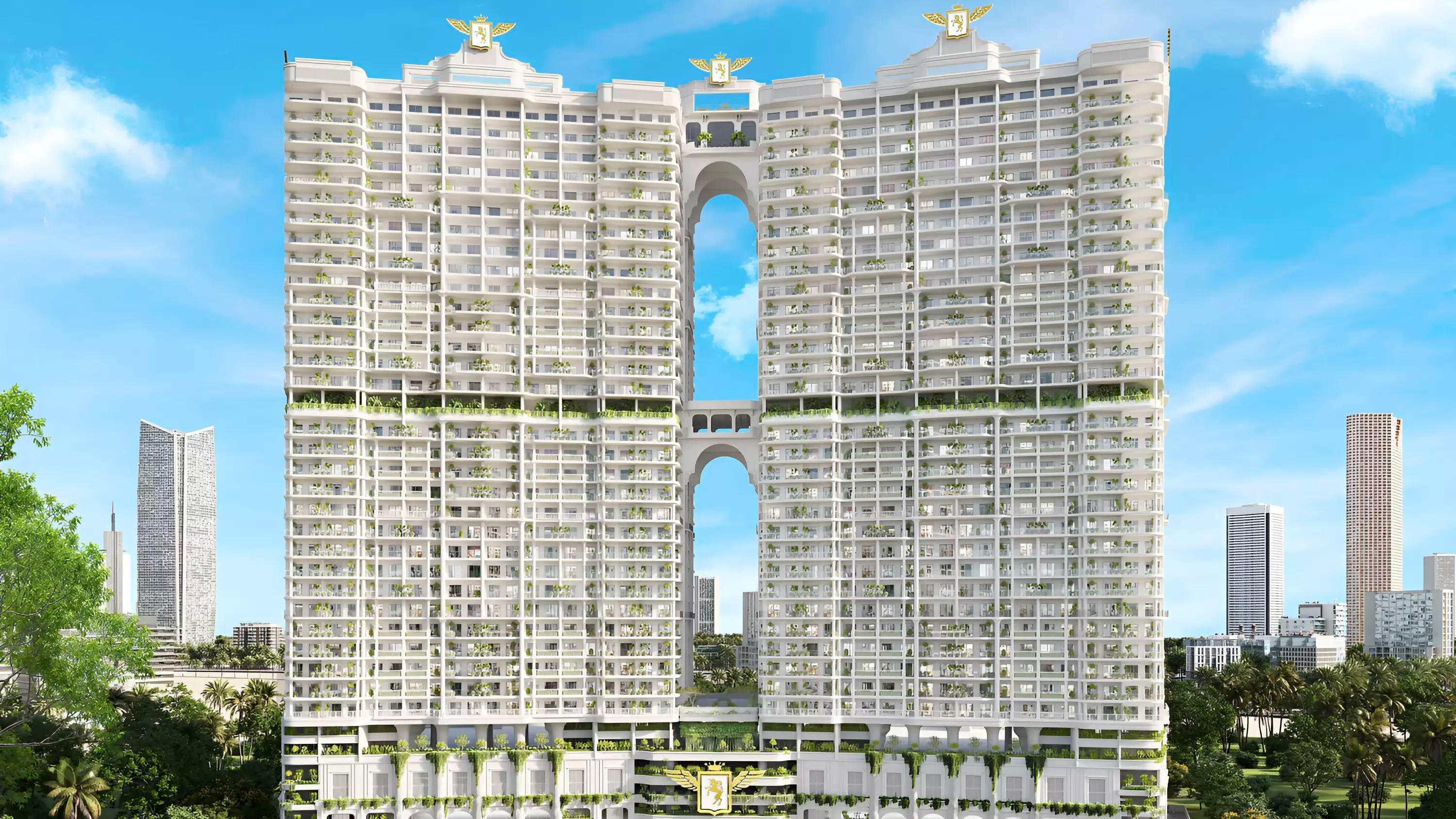 Vincitore Wellness Estate exterior facade view, Majan, Dubai