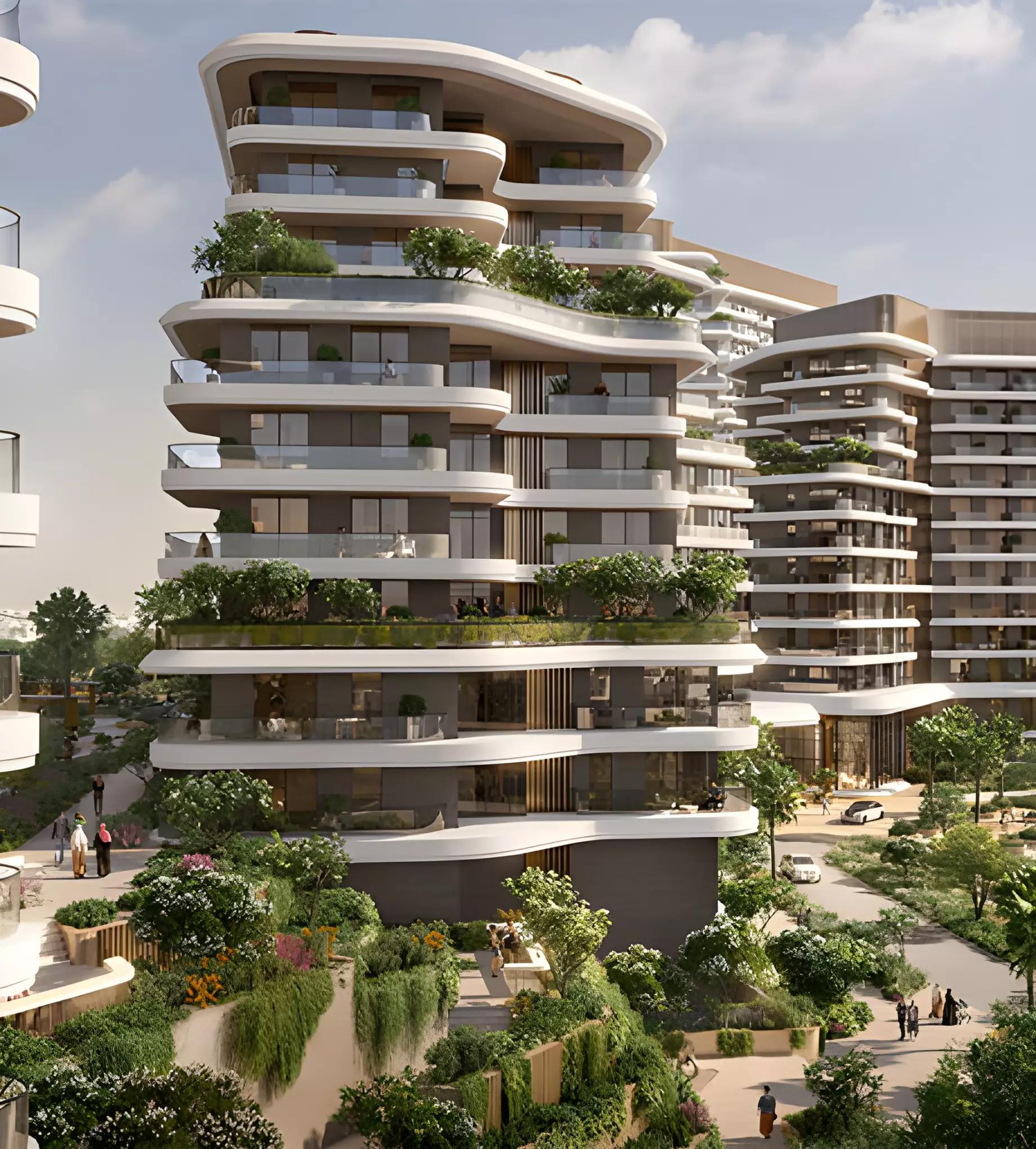 Verdes by Haven apartment interior render, Haven By Aldar, Dubai