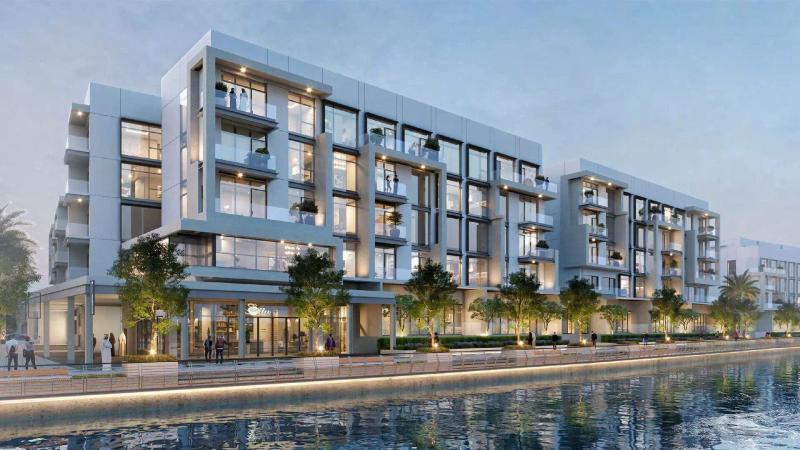 Canal Front Residences Phase 6 exterior facade in Al Wasl, Dubai