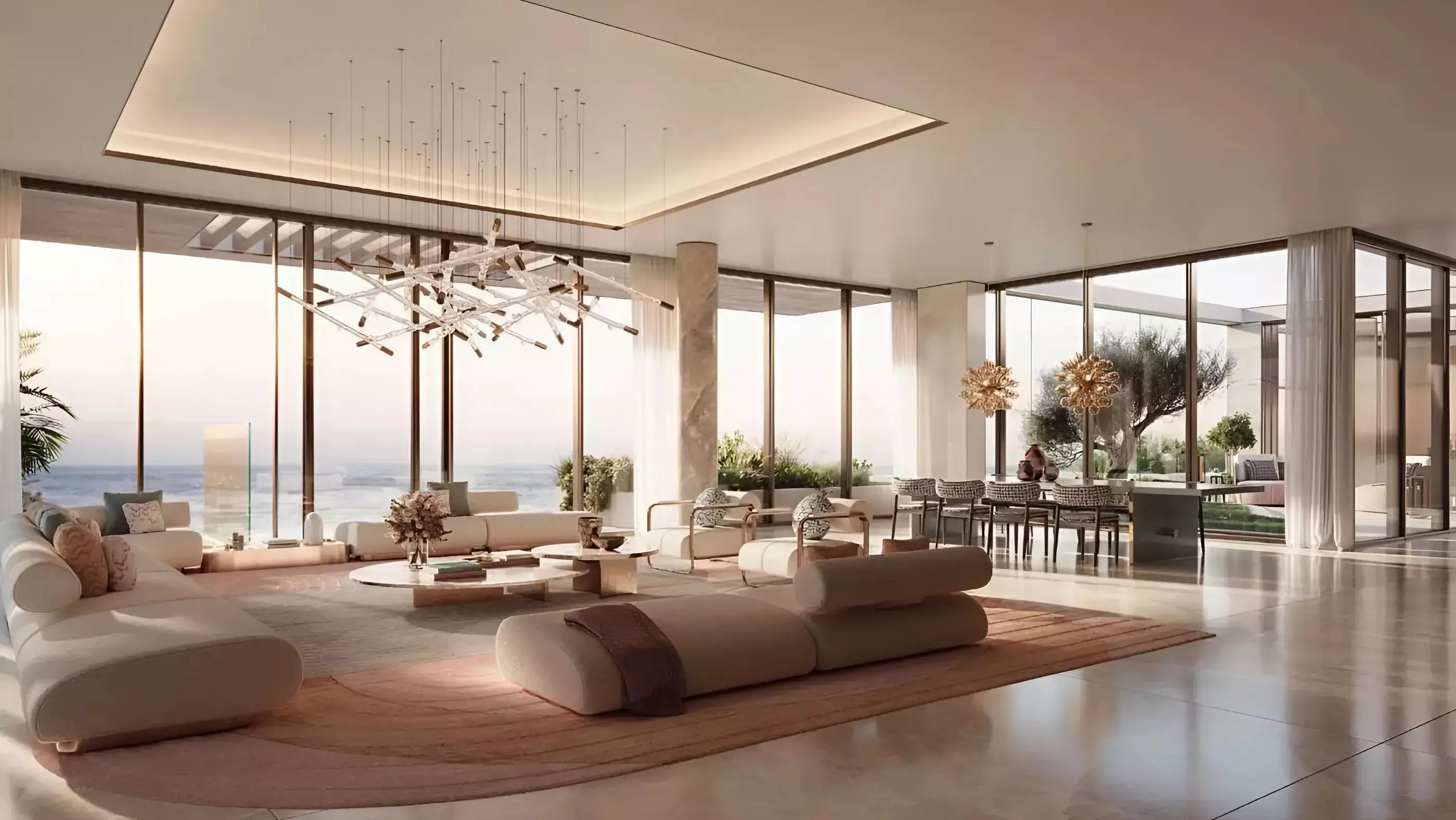Shoaq Residences landscaped garden area, Dubai Islands, Dubai