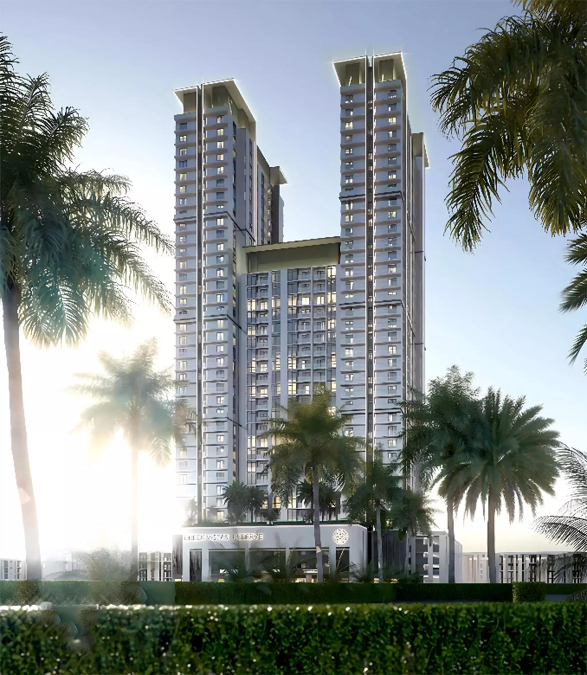 Sobha Creek Vistas Reserve residential tower elevation, Sobha Hartland, MBR City