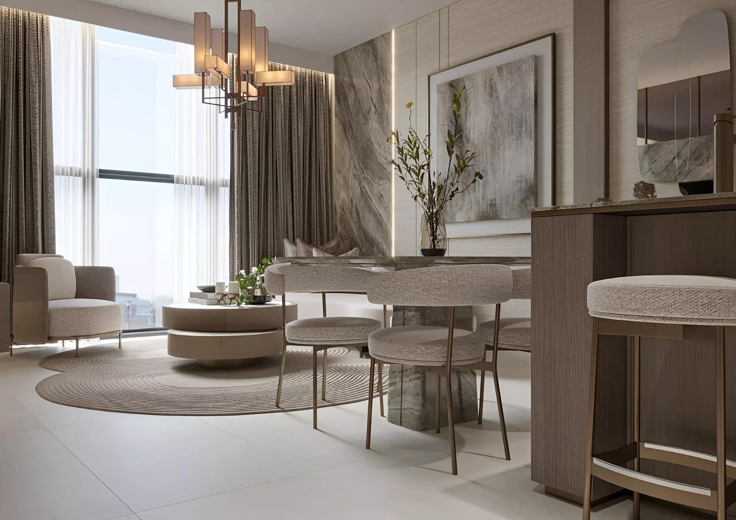 Avelon Boulevard bedroom interior, Arjan, Dubai
