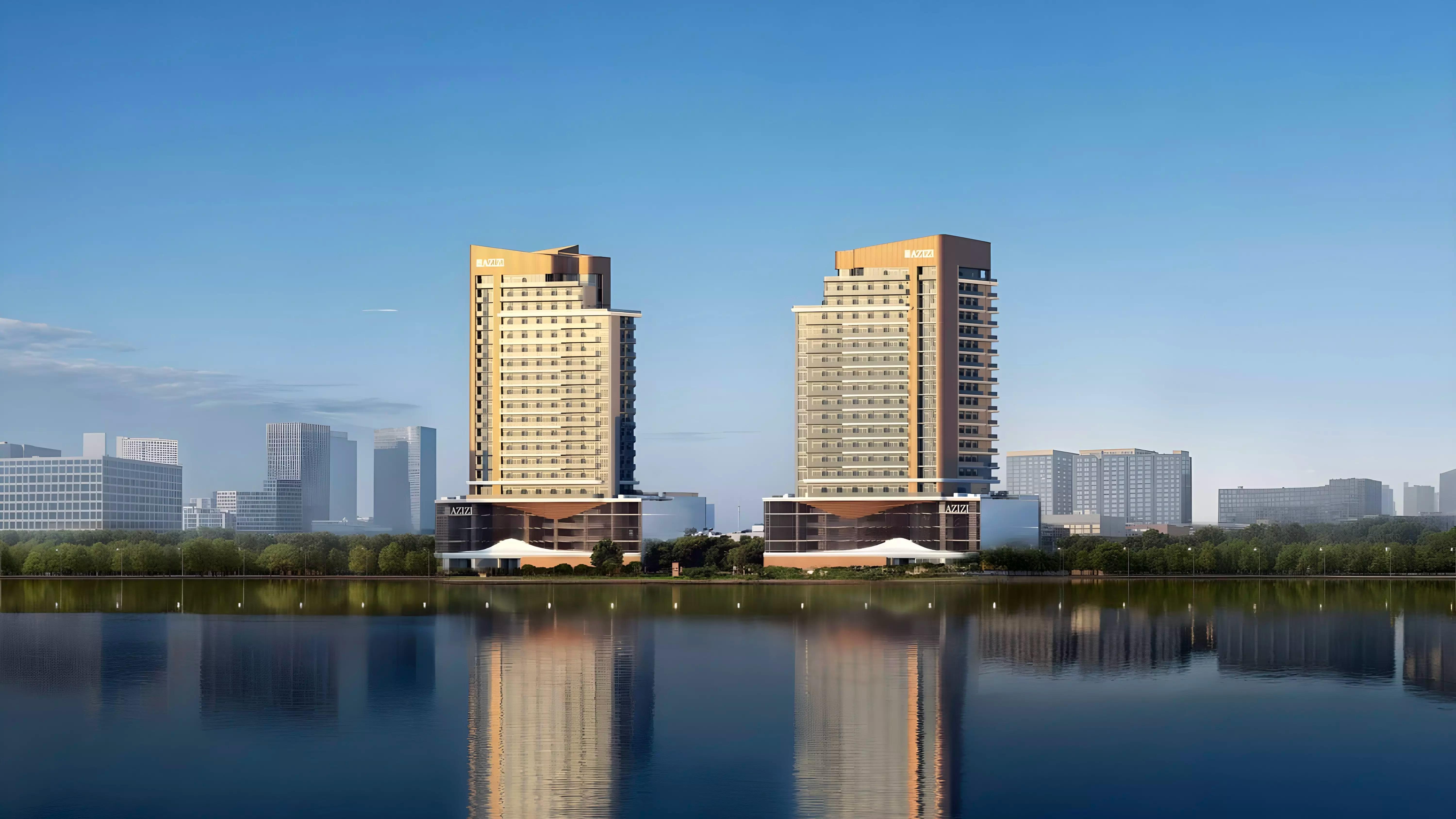 Azizi David residential exterior view, Al Jaddaf, Dubai