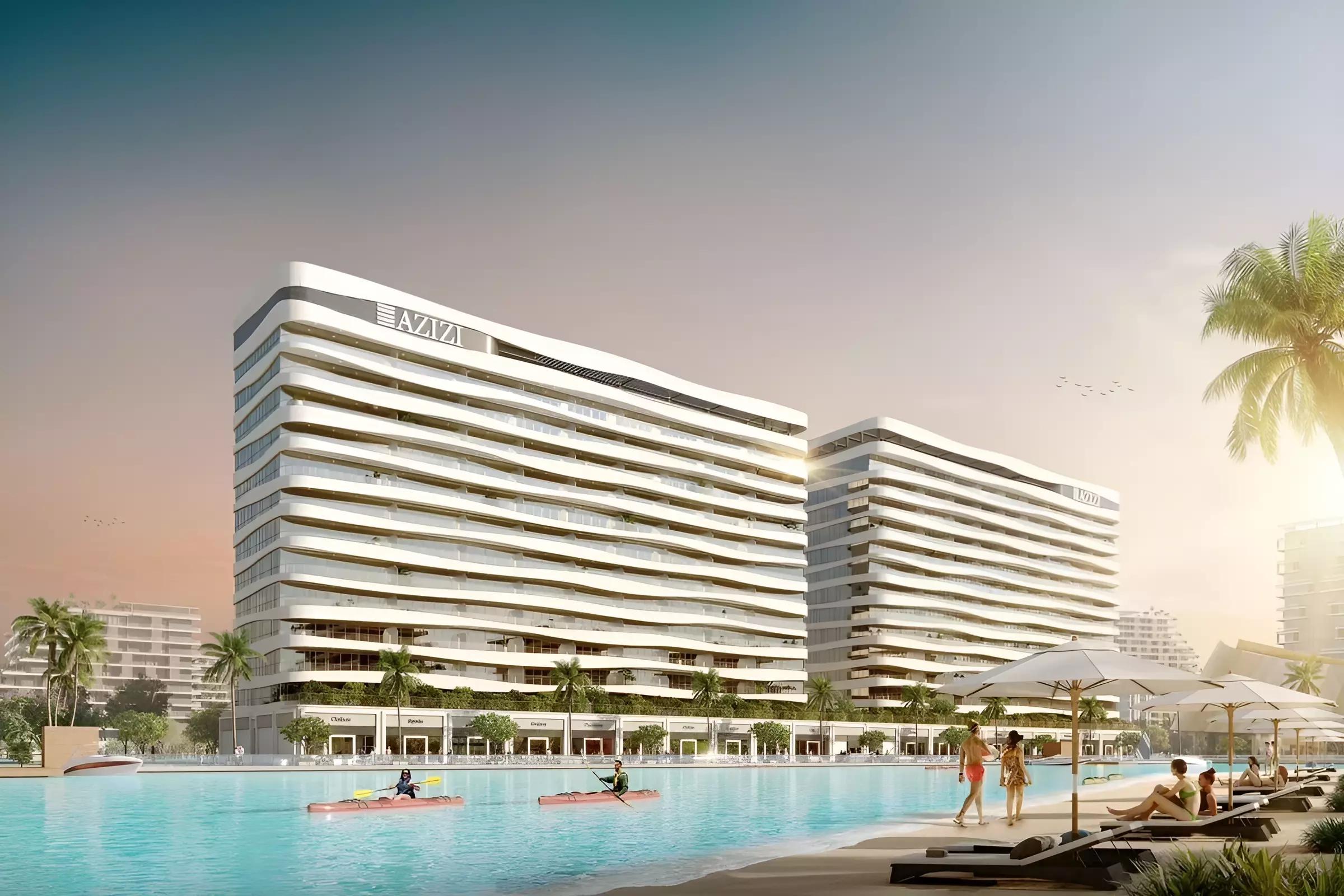 Azizi Venice 9 building view, Dubai South
