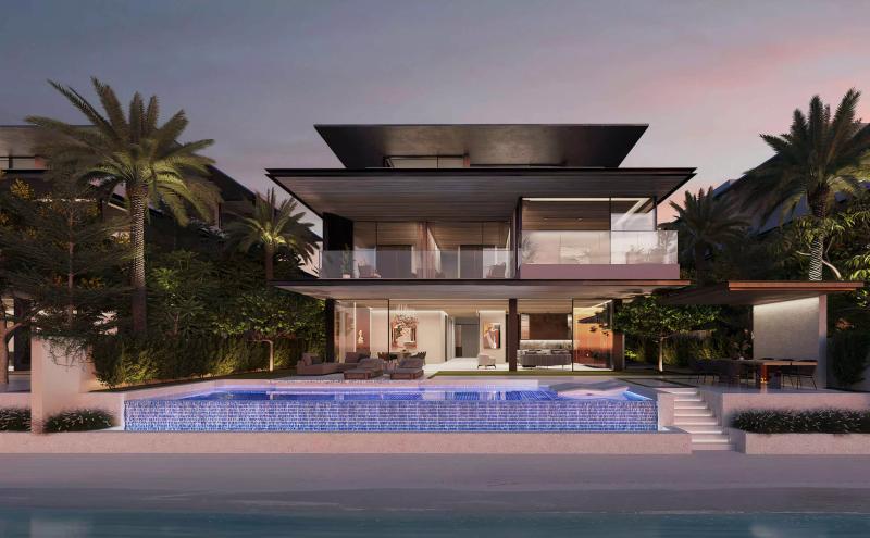 Palm Jebel Ali Frond I waterfront villa exterior, Nakheel, Dubai