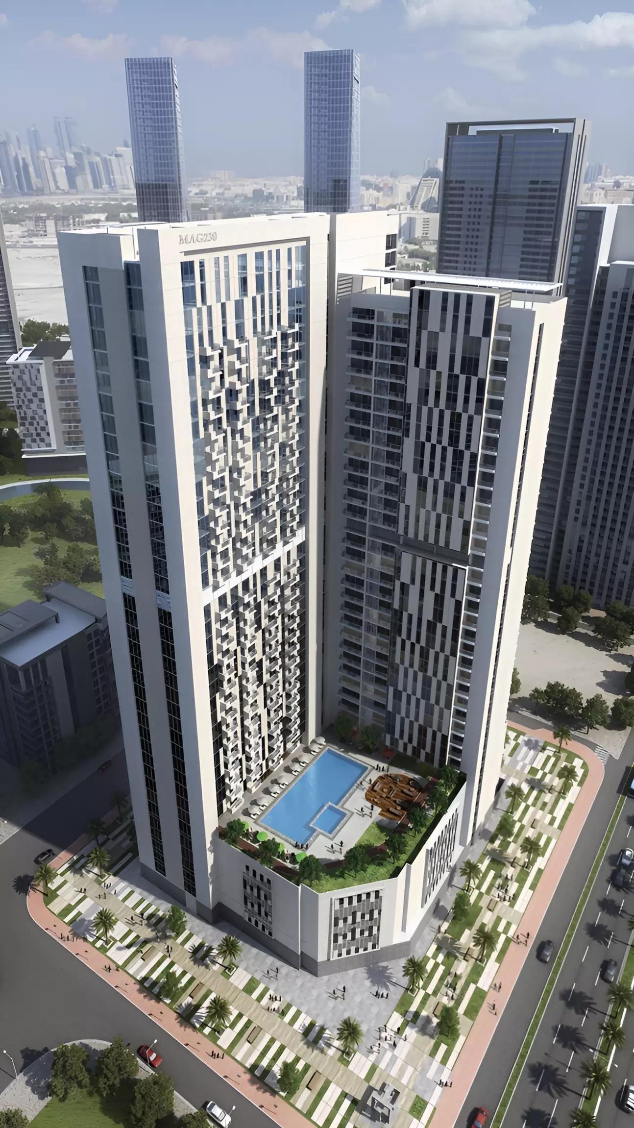 Mag 330 apartment interior with furnished living area, City of Arabia