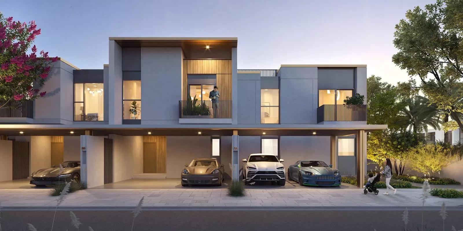 Raya townhouse living area interior, Arabian Ranches 3, Dubai