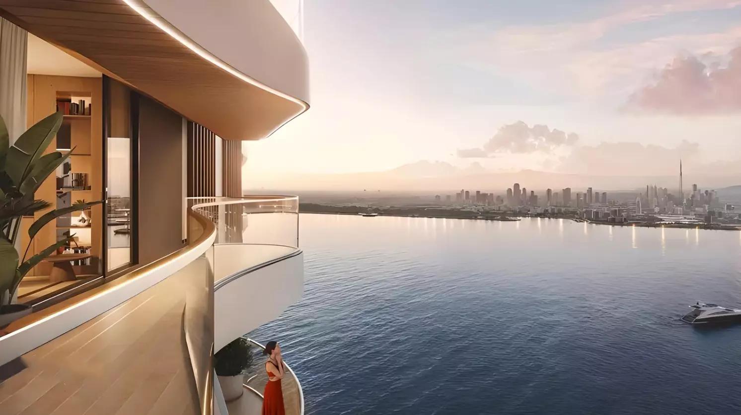 Waterfront view from The Pier Residences, Maritime City