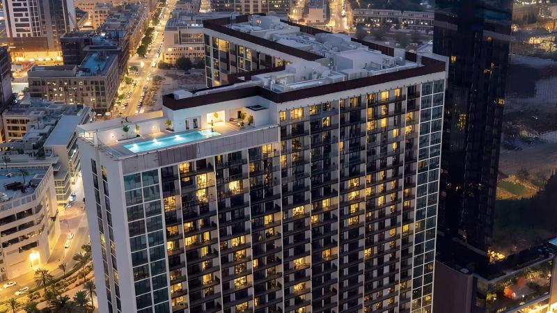 Luma Park Views exterior facade view, Jumeirah Village Circle, Dubai
