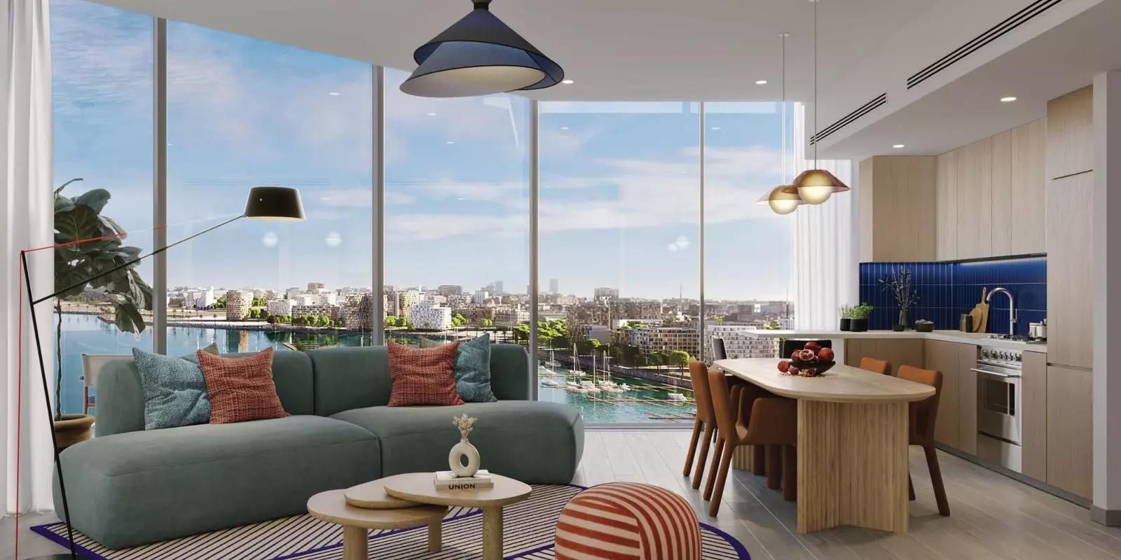 Nautica by Select Group shared pool deck, Dubai Maritime City