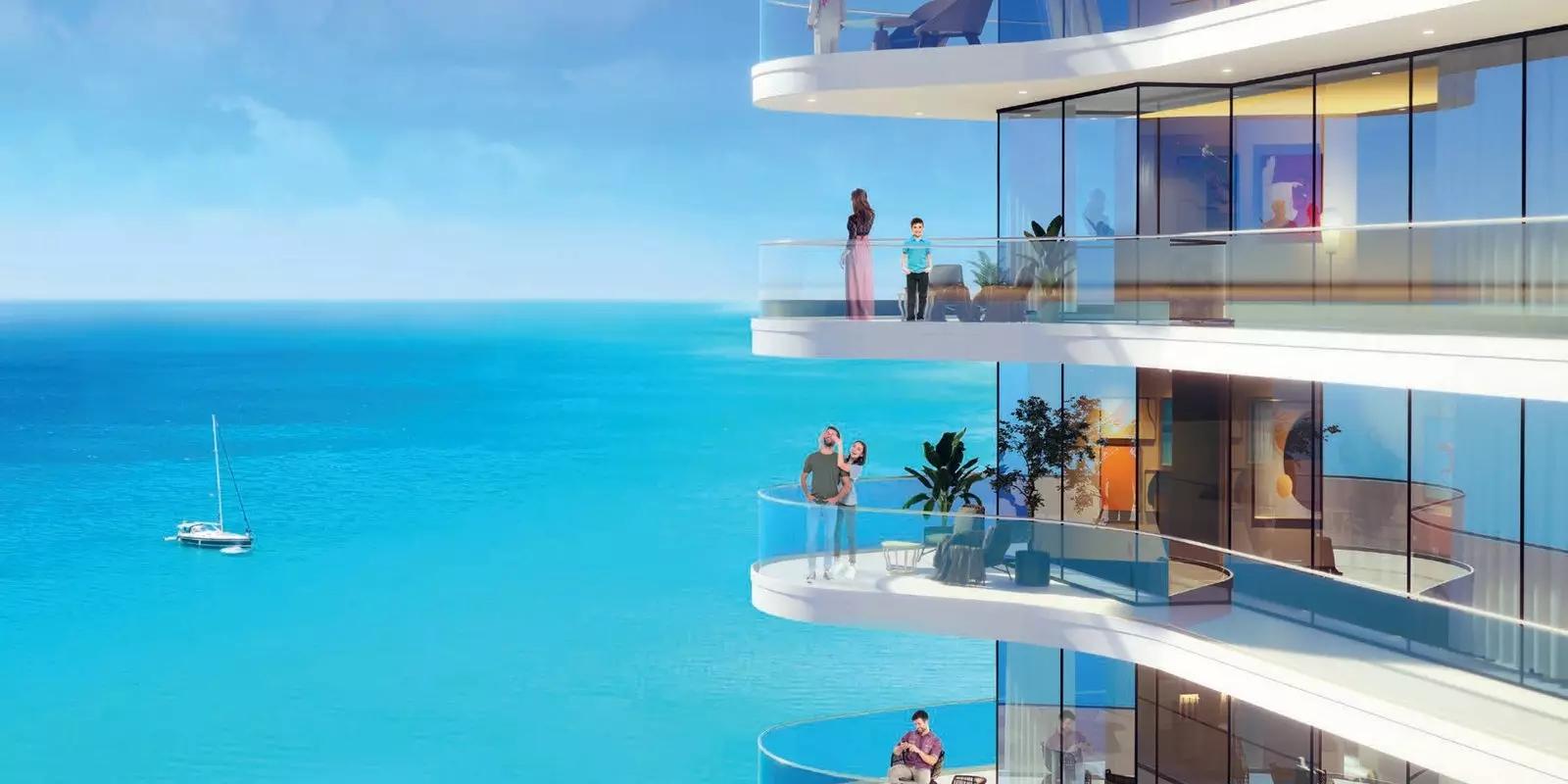 Oceanz Phase 2 by Danube tower view over the Maritime City waterfront