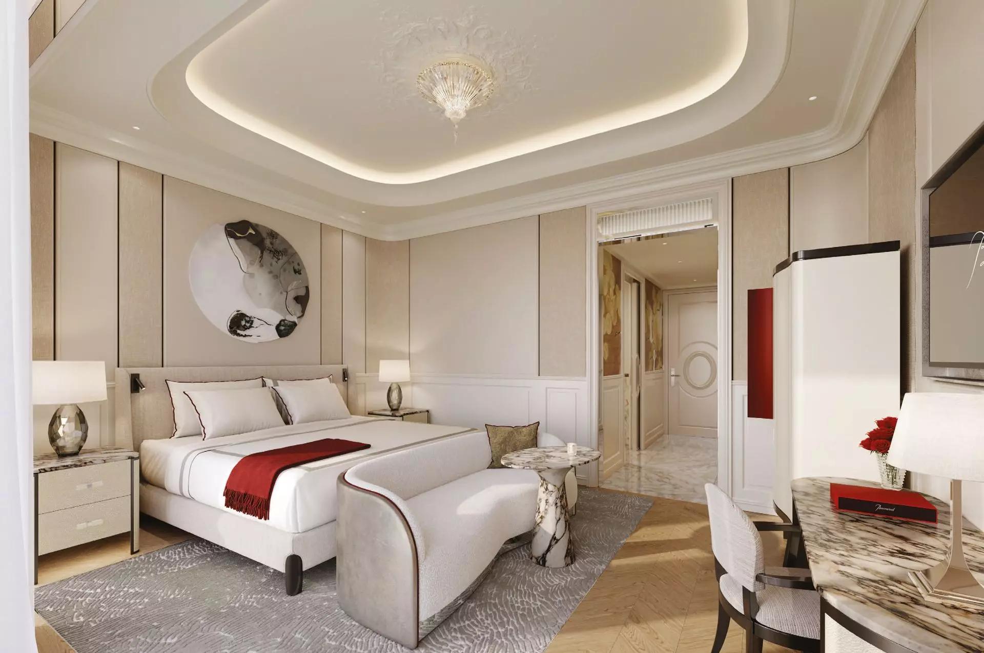 Baccarat Hotel & Residences Phase 2 kitchen and dining area, Downtown Dubai