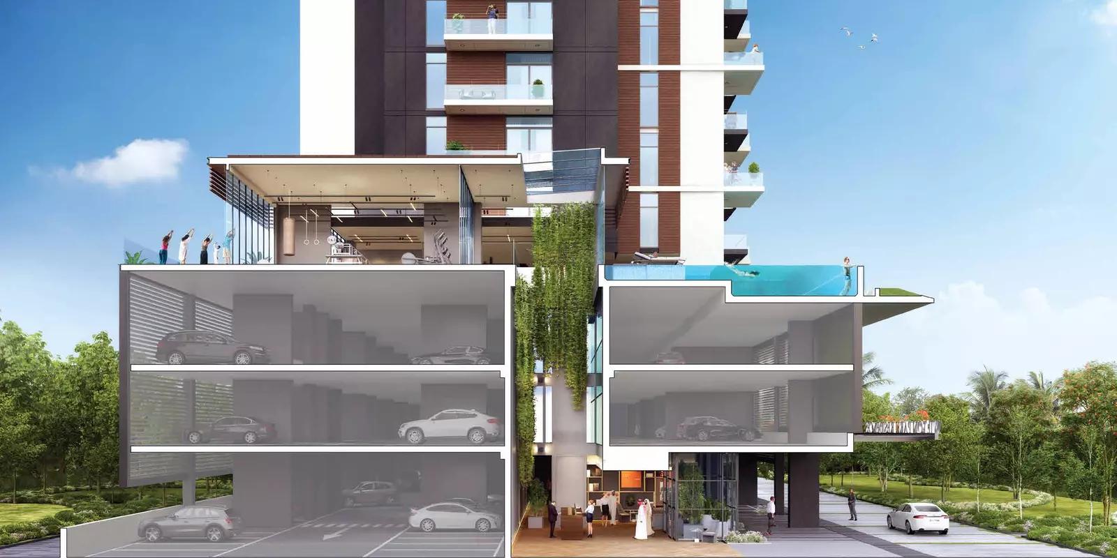 Wilton Park Residences Phase 2 children's play area, MBR City, Dubai