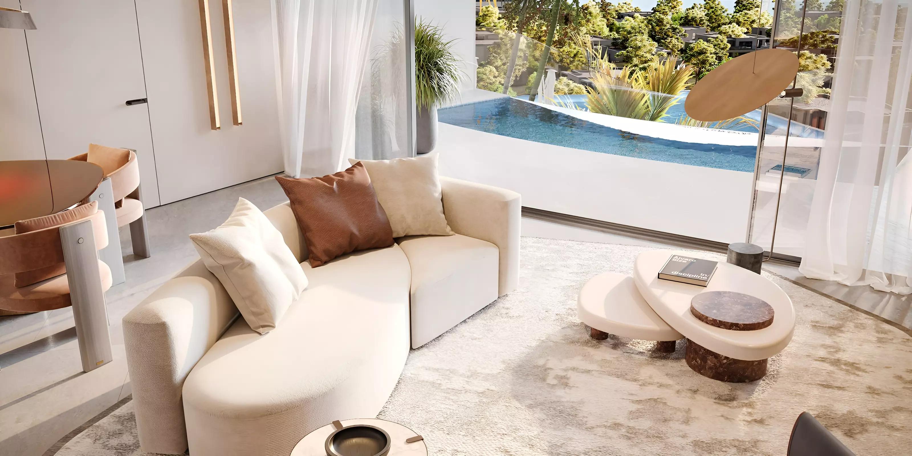 Trussardi Residences shared pool deck amenity
