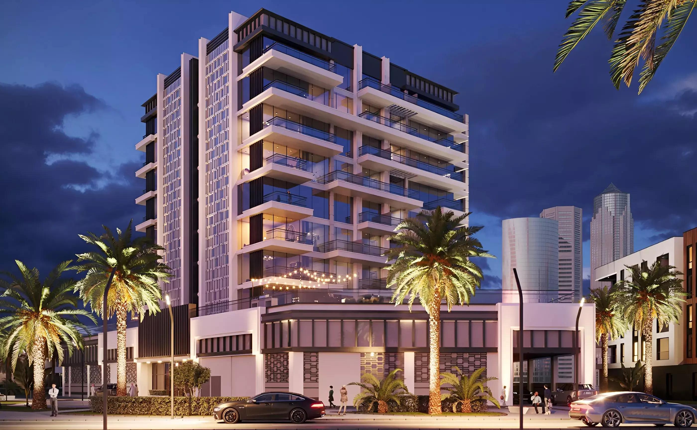 Mayas Sea View residential tower elevation, Dubai Islands, Dubai