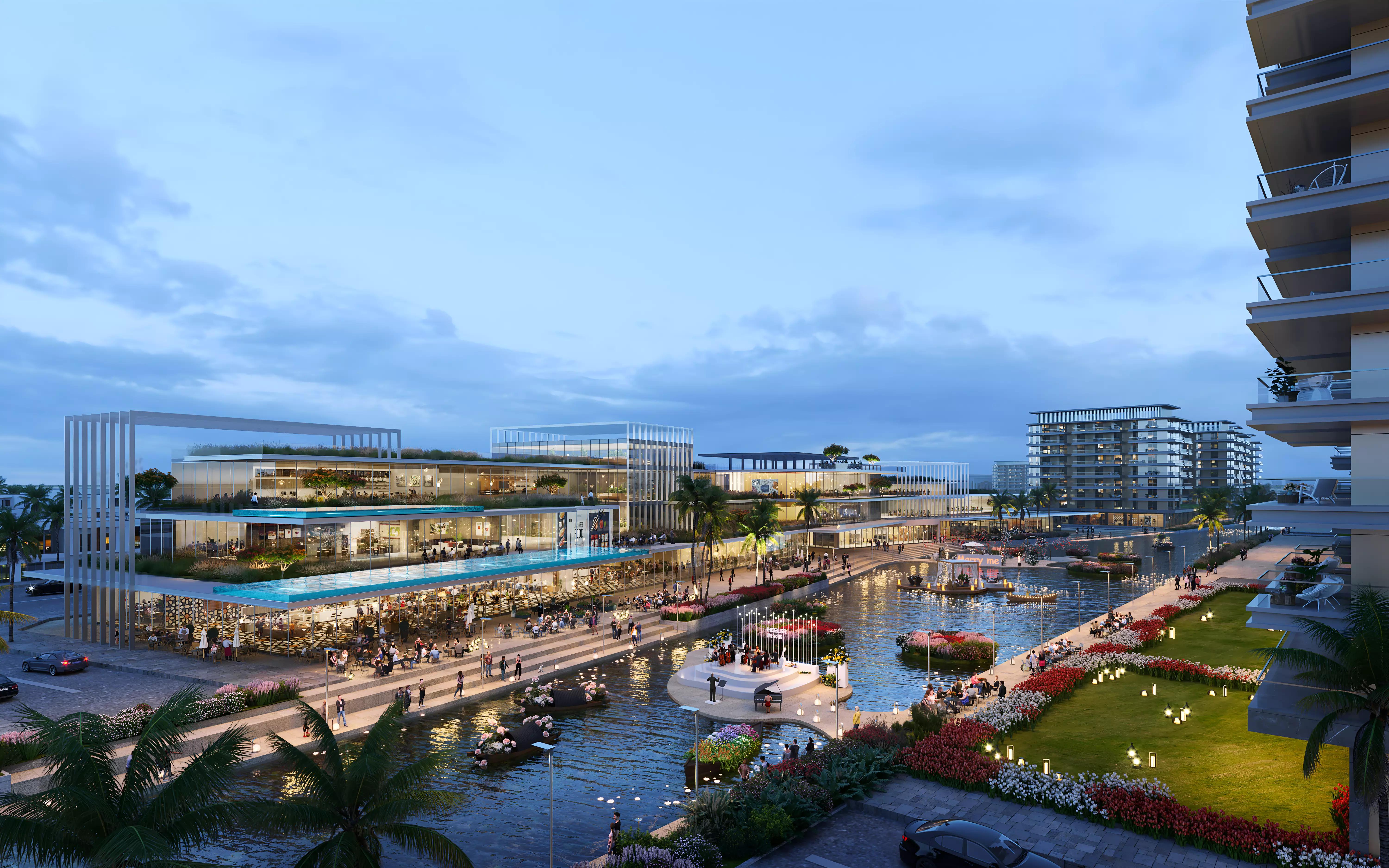 Marine 1 indoor swimming pool render, Damac Riverside Views, DIP 2