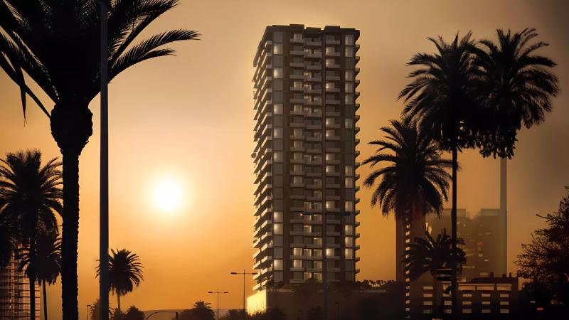 Ozone 1 Residence exterior facade, JVC District 13, Dubai