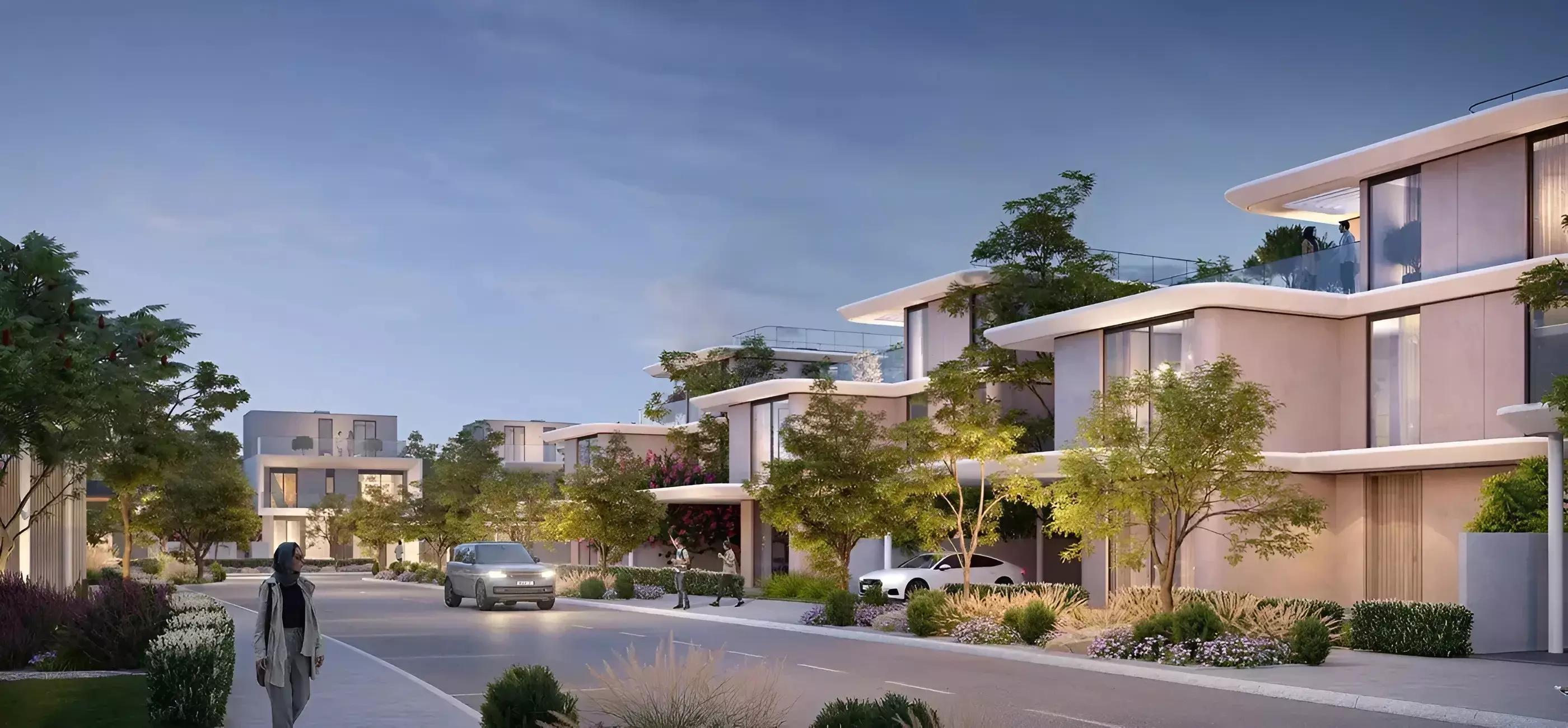Park Gate Phase 2 landscaped garden pathway, Dubai Hills Estate
