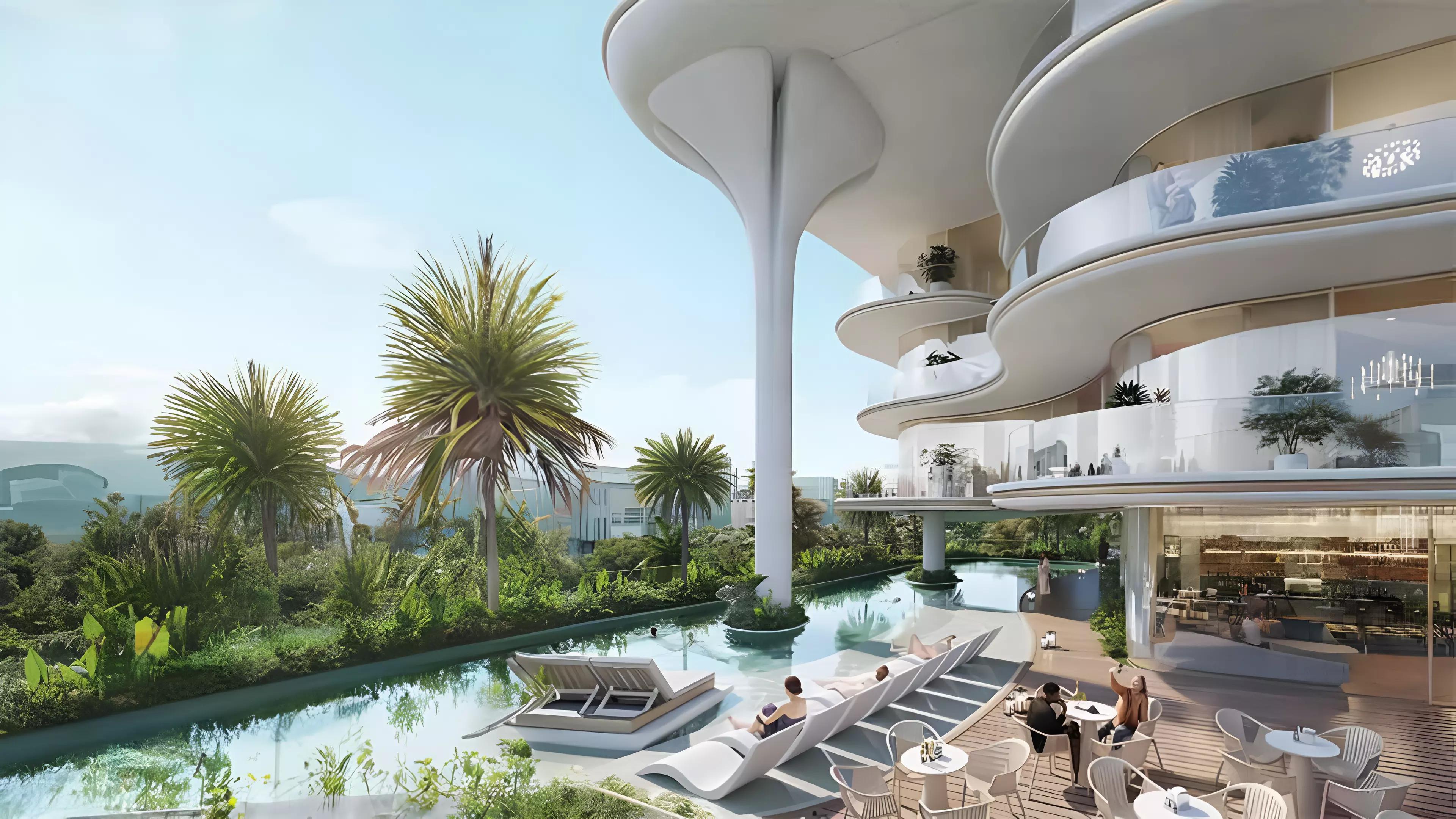 Beach Walk Residence Phase 2 exterior facade, Dubai Islands