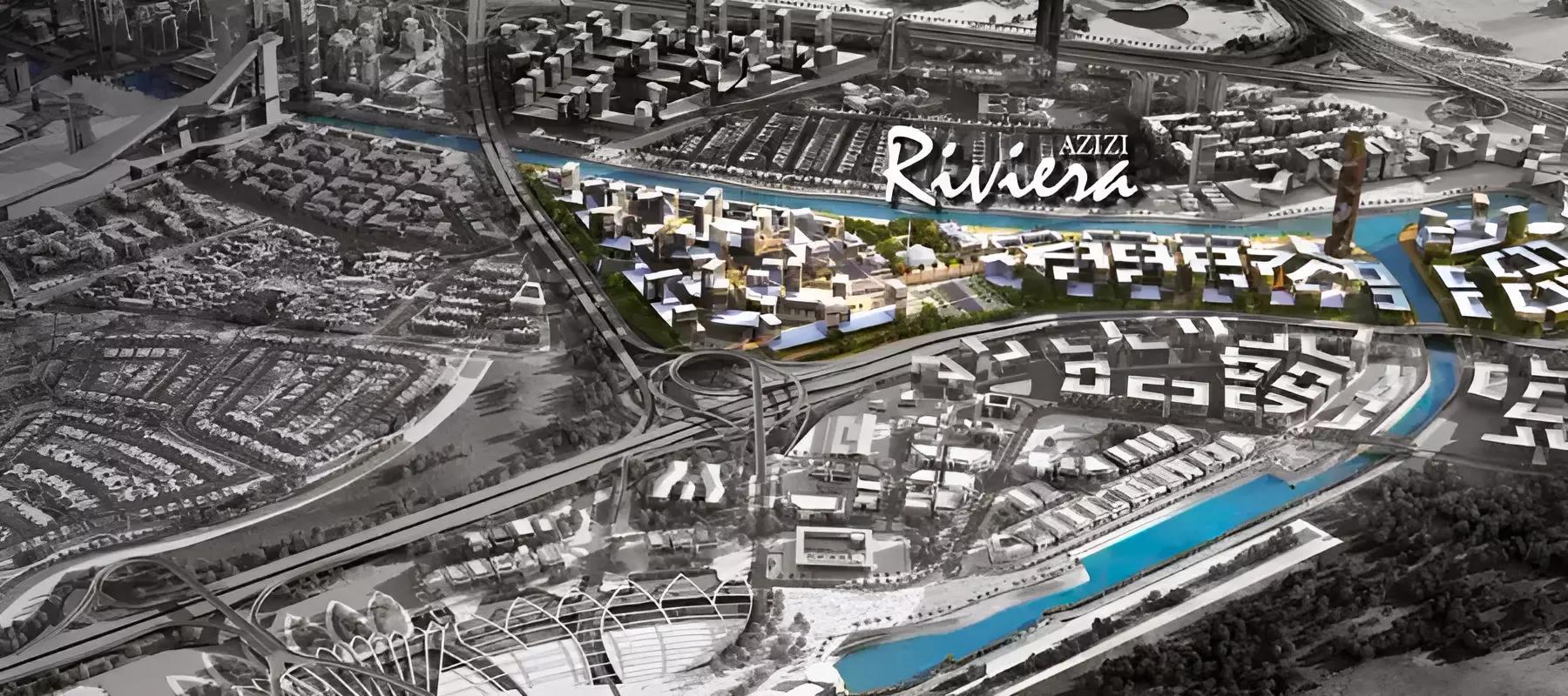 Azizi Riviera 9 master plan layout, Meydan One, Dubai