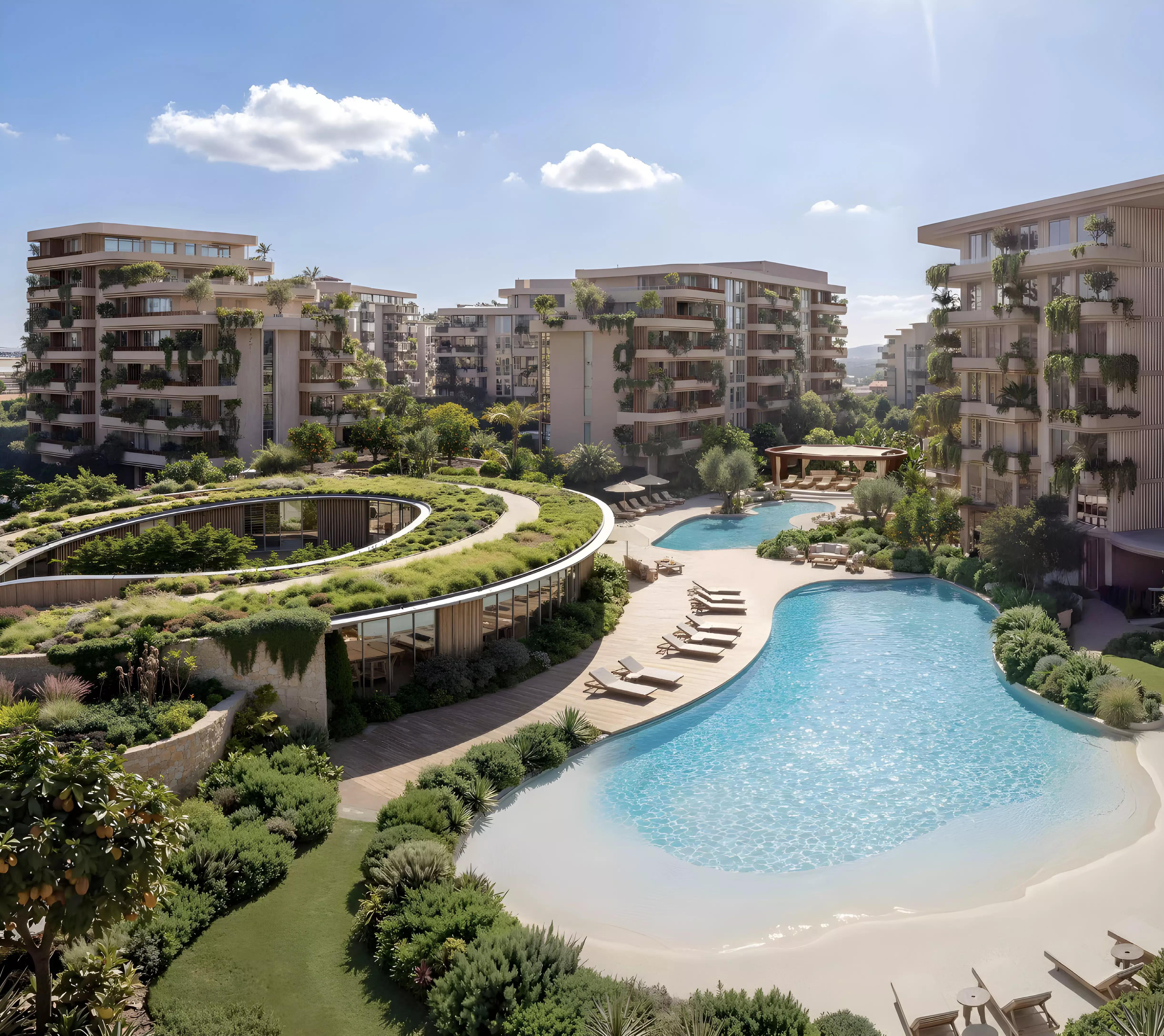 Apartment interior view, Arancia Yards 2, City of Arabia