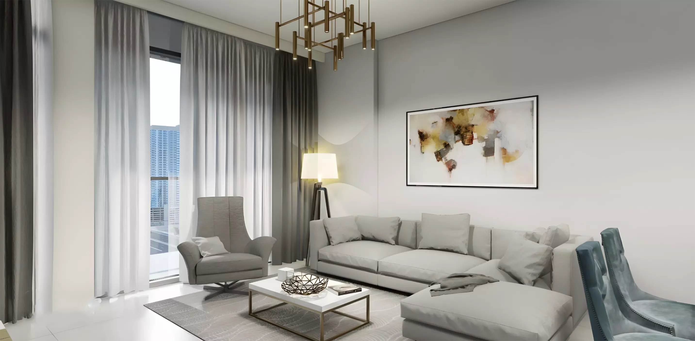 The Paragon by IGO bedroom interior, Business Bay, Dubai
