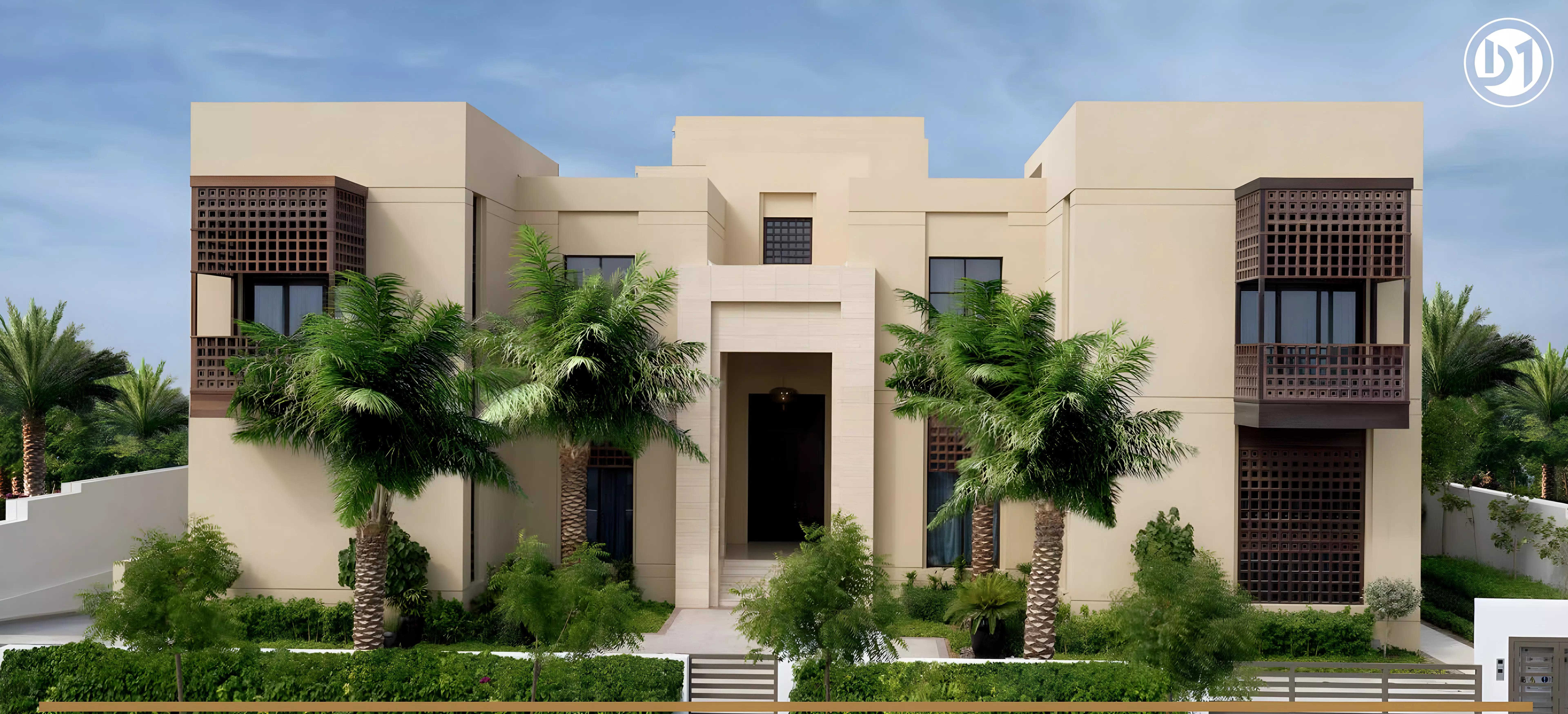 Shared swimming pool at District One Phase III, MBR City, Dubai