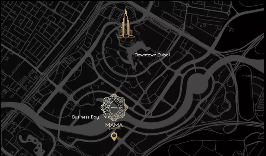 Mama Shelter development master plan, Business Bay, Dubai