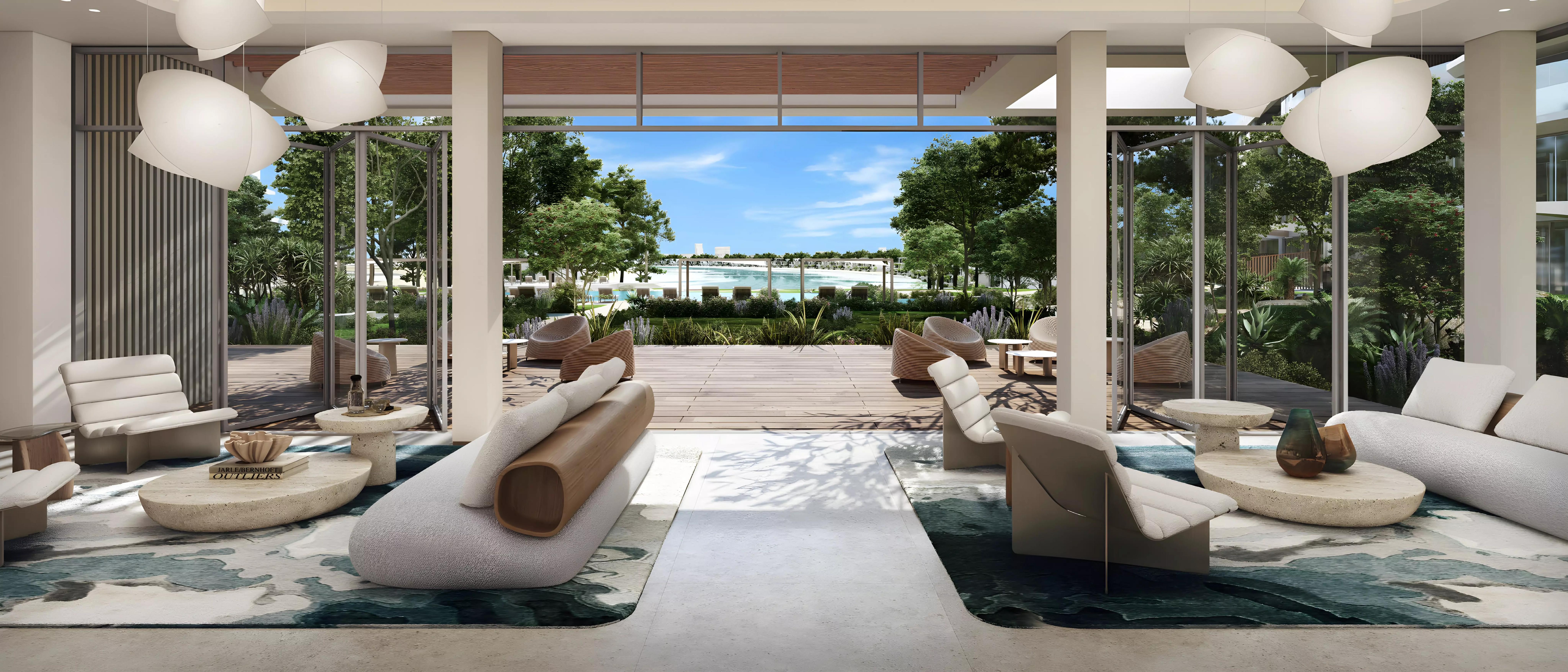 Palm Central Private Residences indoor swimming pool amenity, Palm Jebel Ali, Dubai