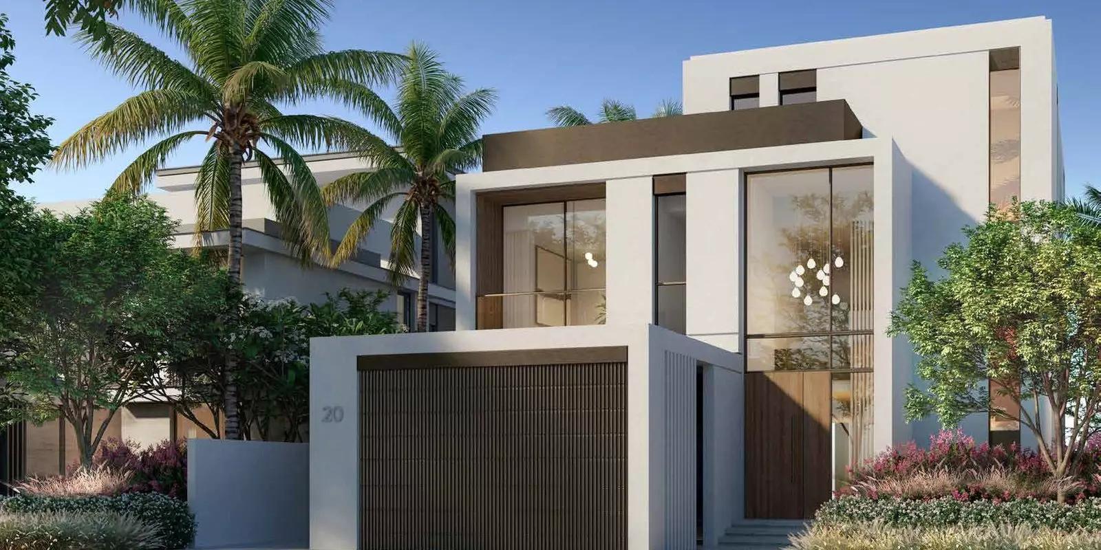 Private garden and outdoor space, The Beach Collection Villas, Palm Jebel Ali
