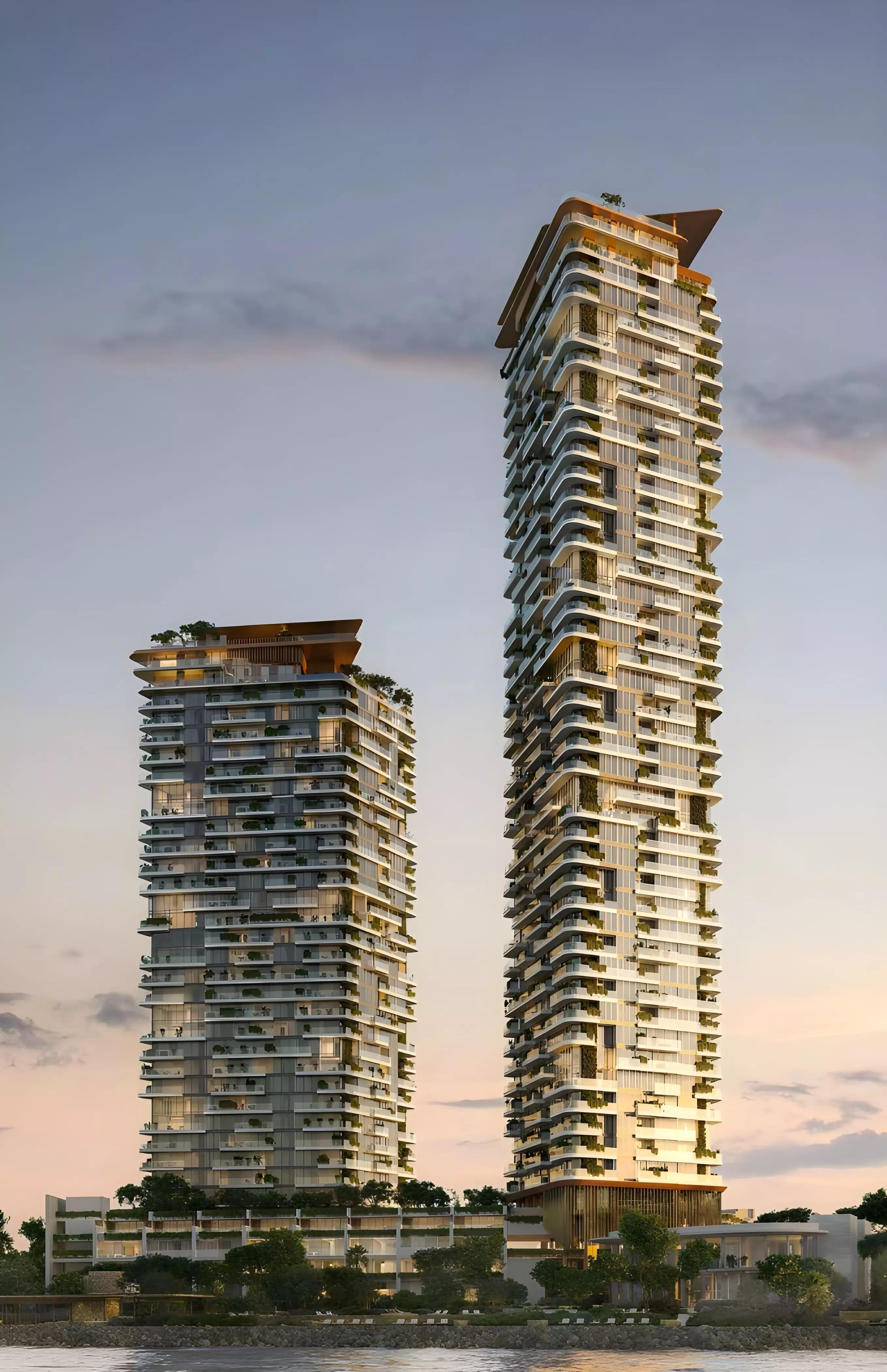 Soulever exterior tower view, Dubai Maritime City, Dubai