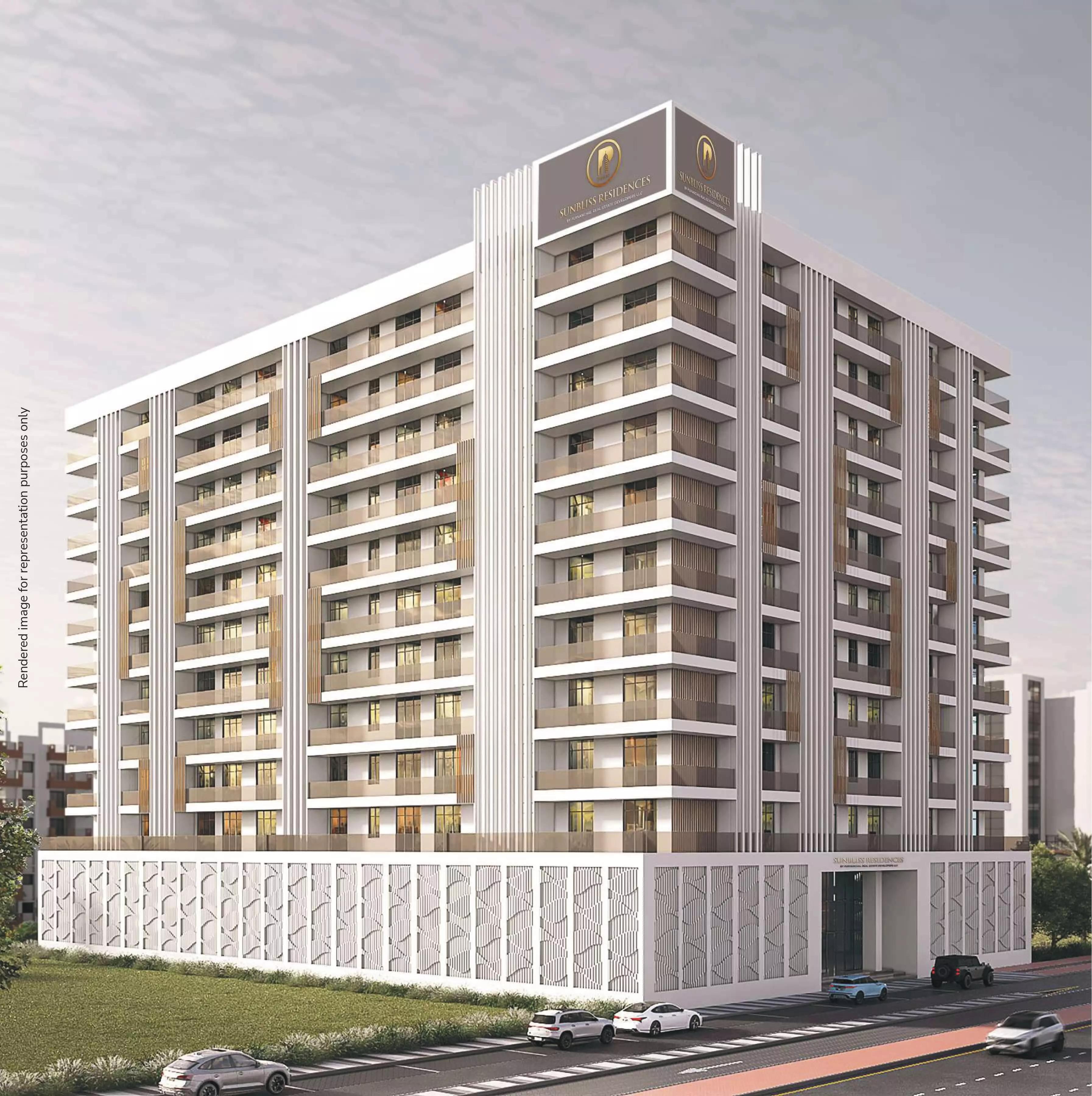 Sunbliss Residence landscaped garden area