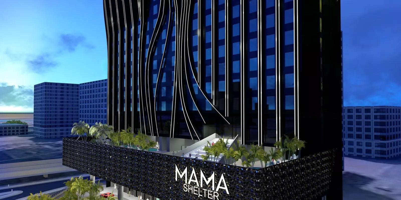Amenity area render at Mama Residences, Business Bay, Dubai