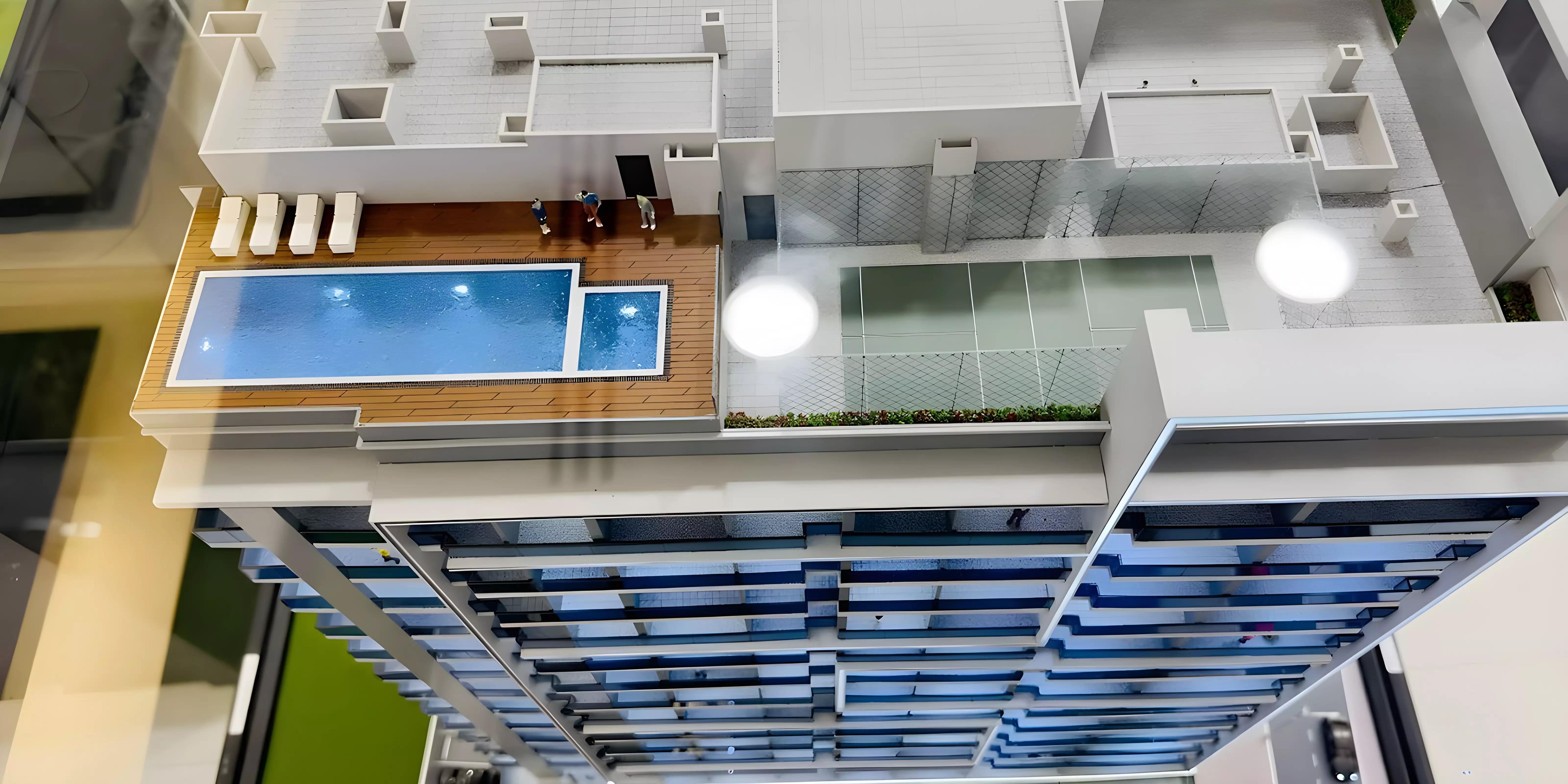 AG 7even residential tower street view, DLRC, Dubai