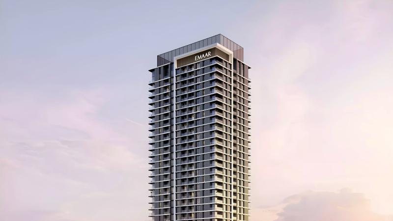 Montiva at Emaar Green Gate tower exterior, Dubai Creek Harbour