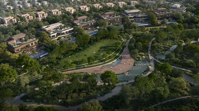 Ravenna Residences villa exterior view, The Wilds by Aldar, Dubai