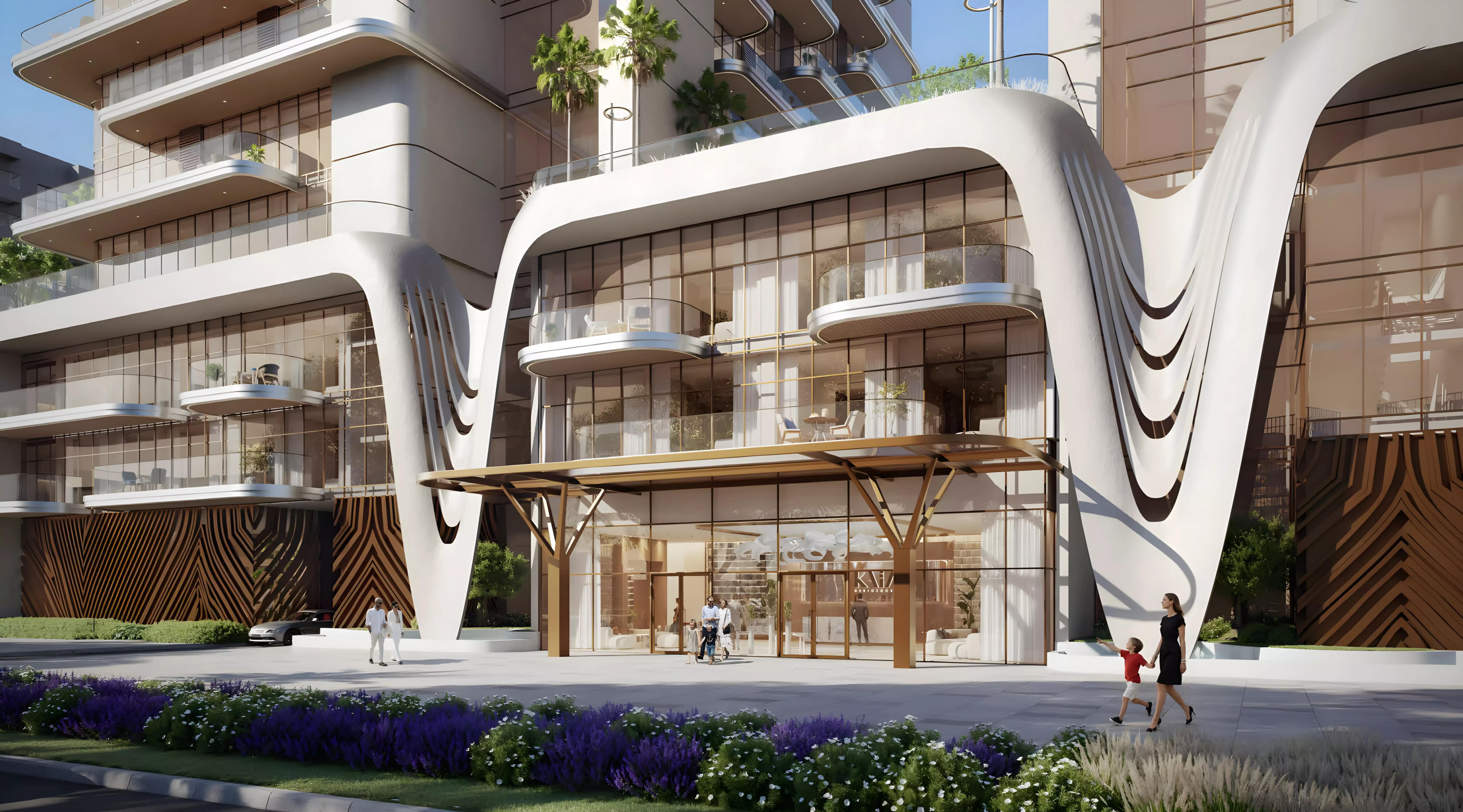 Indoor swimming pool at Kaia Residences