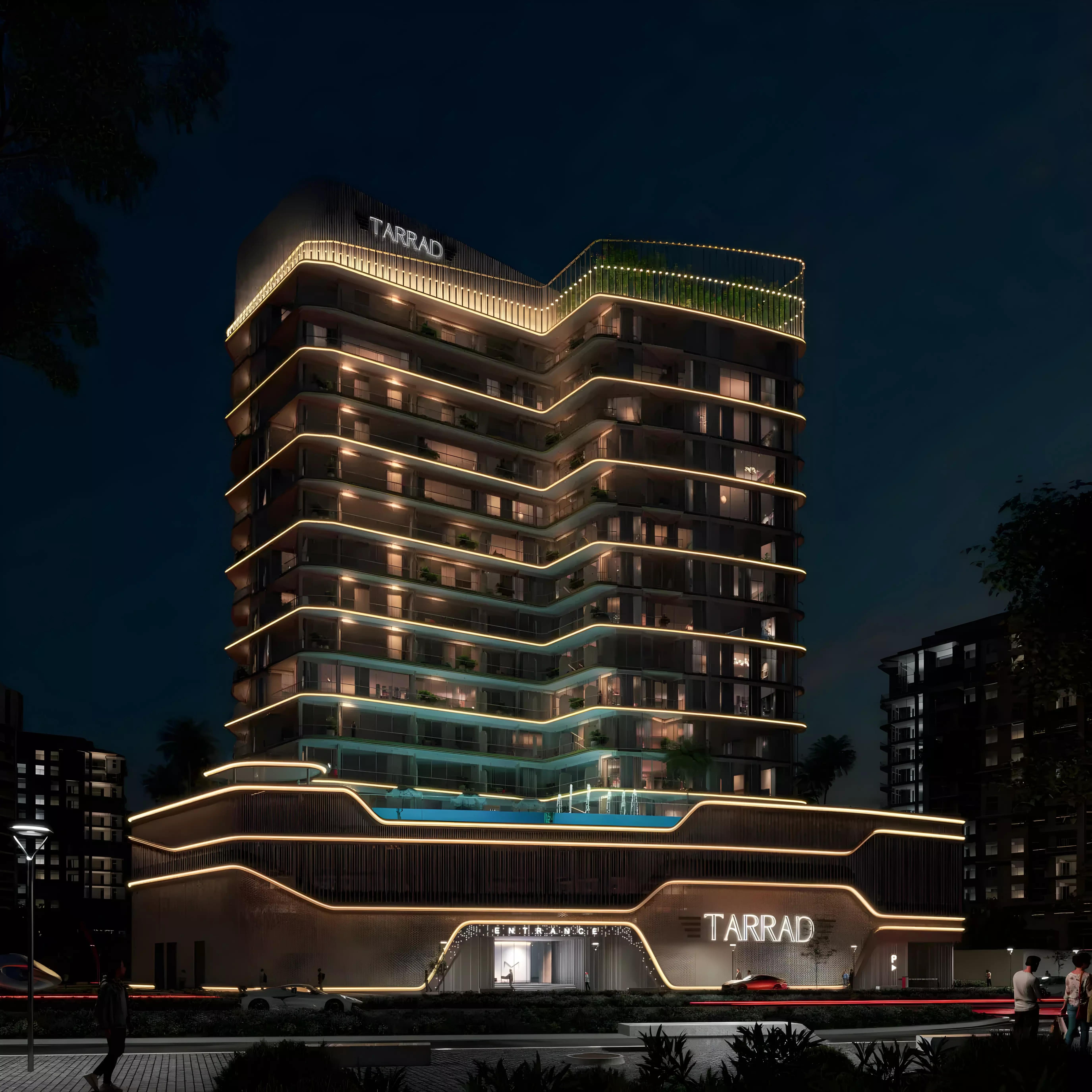 Celesto Tower 2 apartment interior living room render