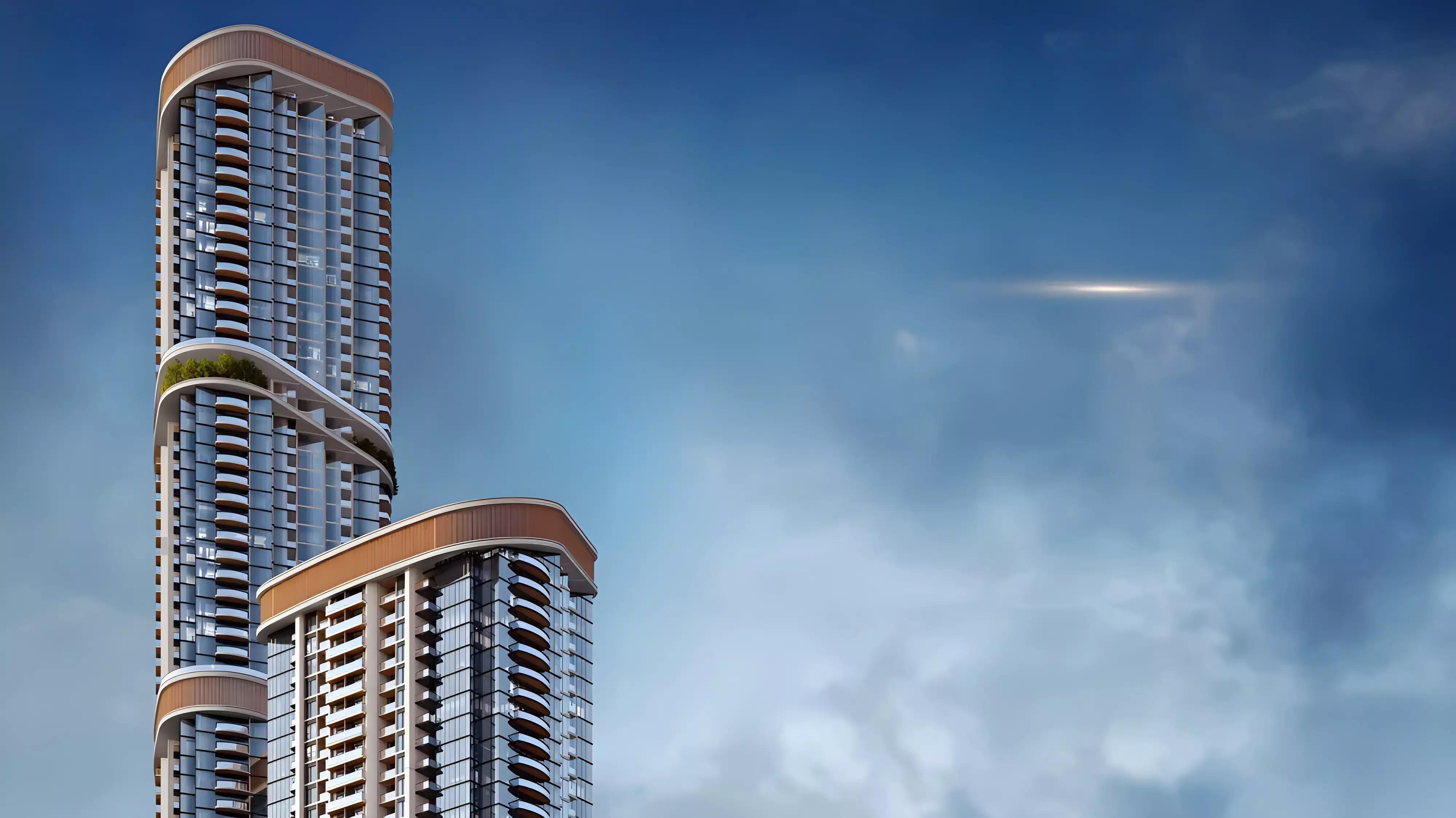 Skyscape interior living space with modern finishes, Sobha Hartland II