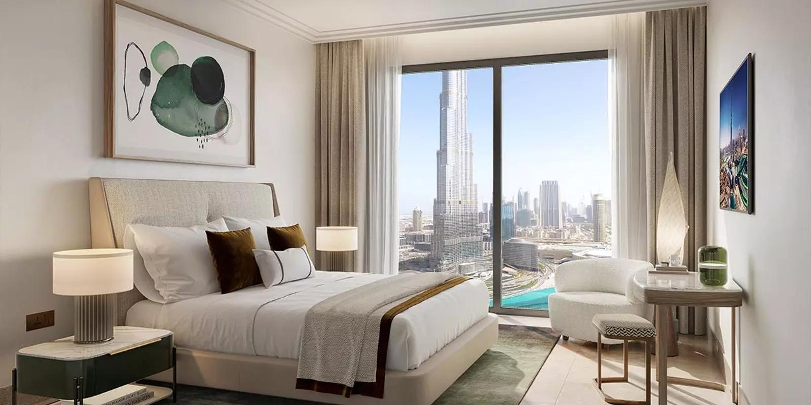 St Regis The Residences apartment interior detail, Downtown Dubai
