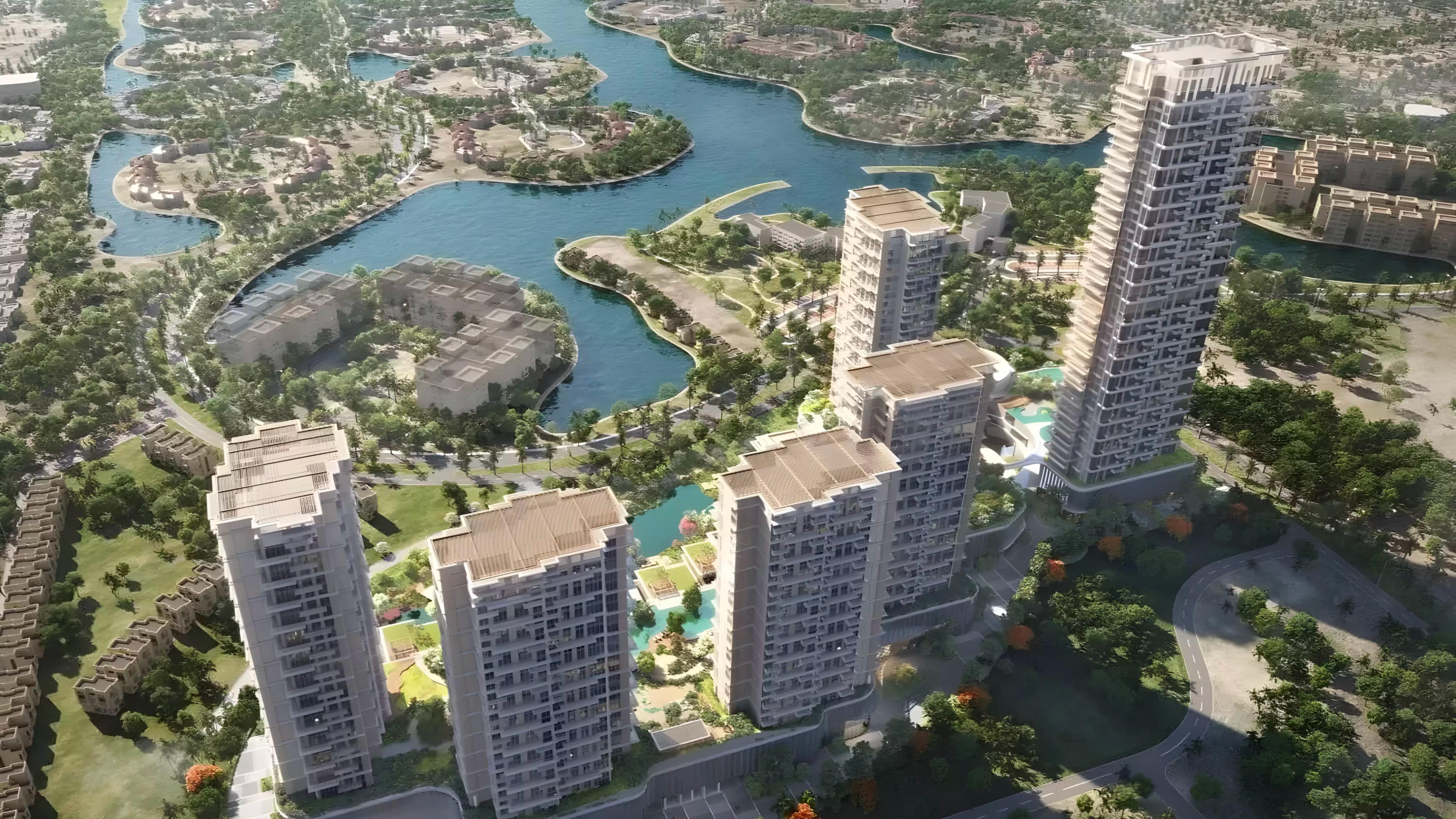 Serenia District East Residences exterior facade, Jumeirah Islands, Dubai