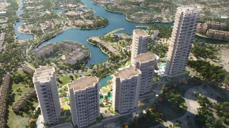 Serenia District East Residences exterior facade, Jumeirah Islands, Dubai