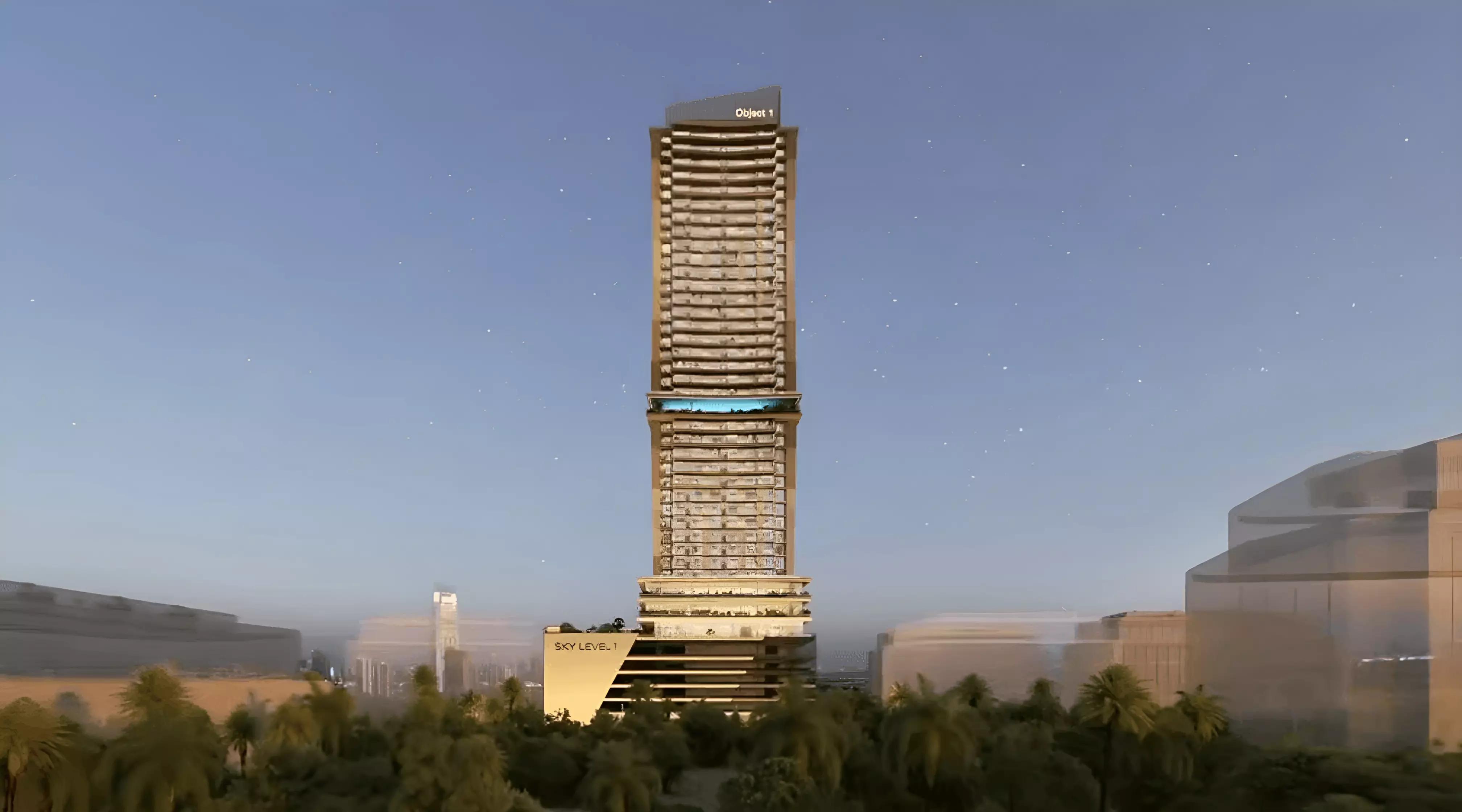 Sky Level 1 interior apartment view, Jumeirah Village Circle, Dubai