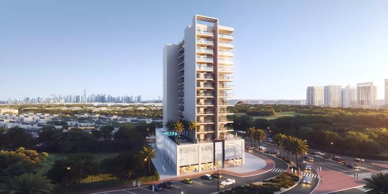 Equiti Arcade exterior facade view, Al Furjan, Dubai