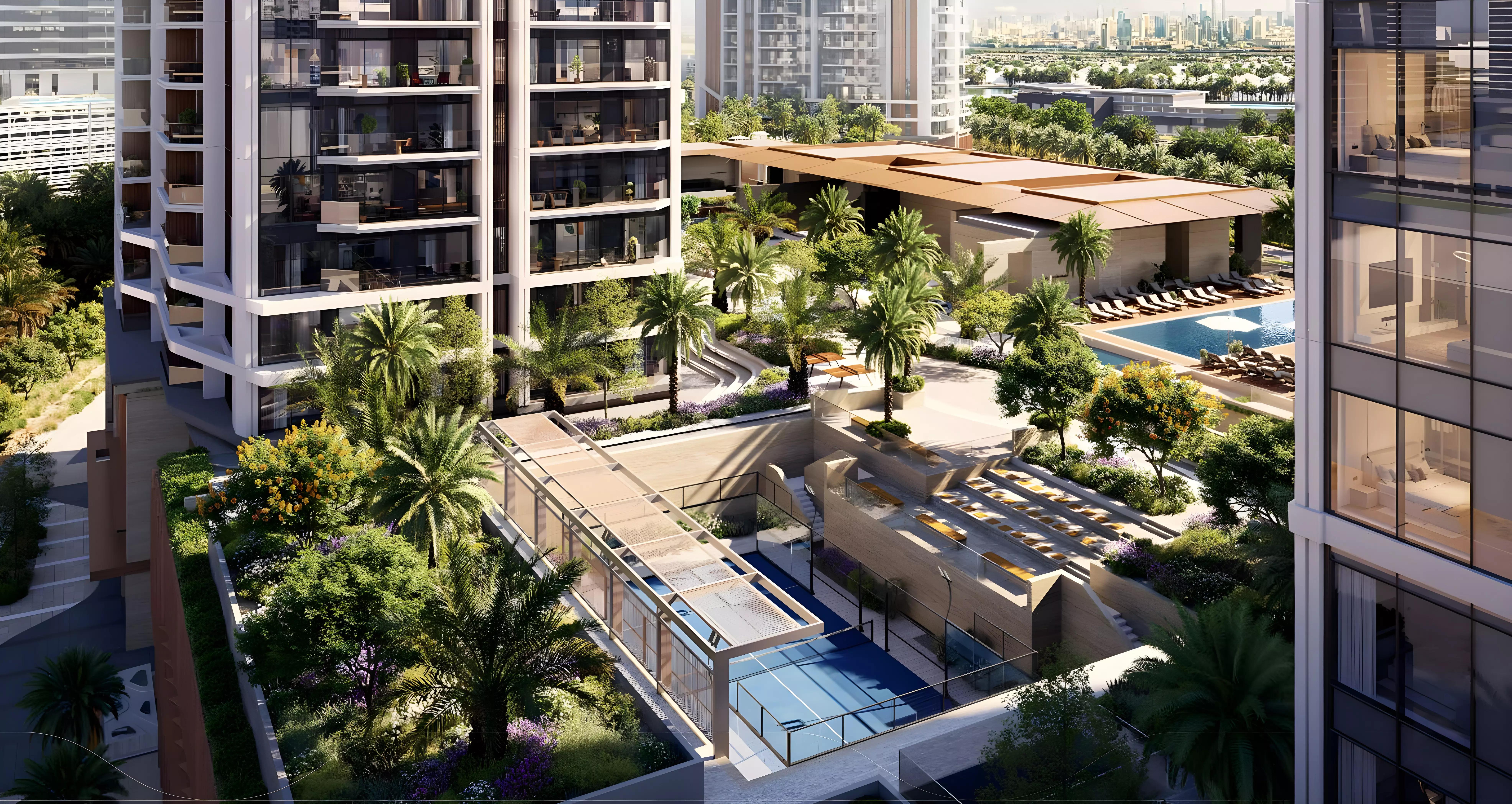 Eltiera Views 2 bedroom interior with natural light, Jumeirah Islands