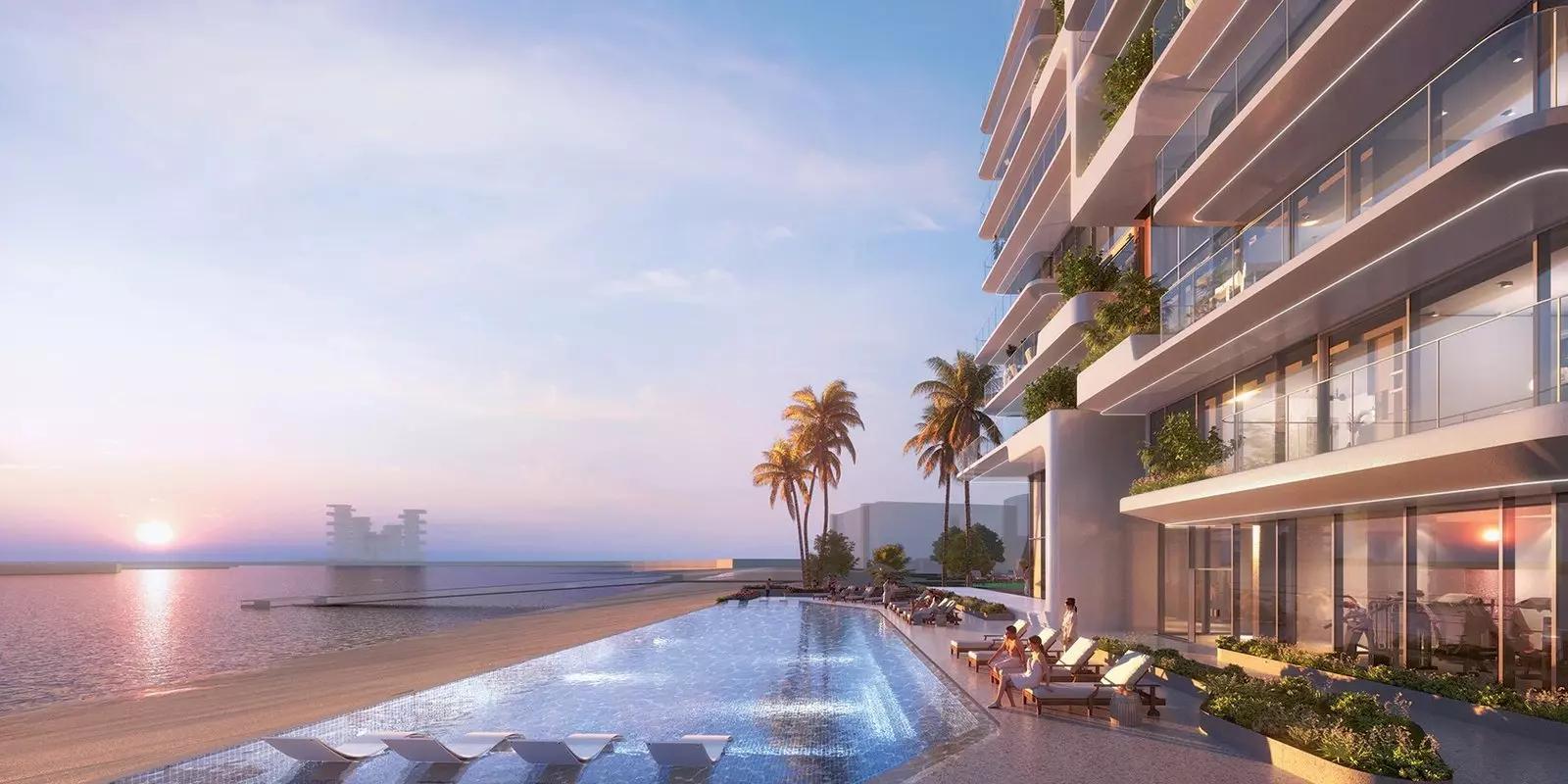 Luce Palm Jumeirah building elevation, Palm Jumeirah, Dubai